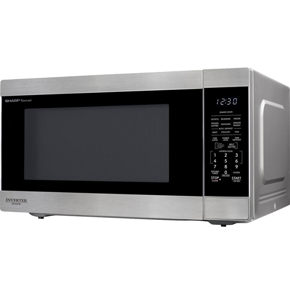 Sharp SMC2266KS 2.2 Cf Countertop Microwave Oven Inverter Technology