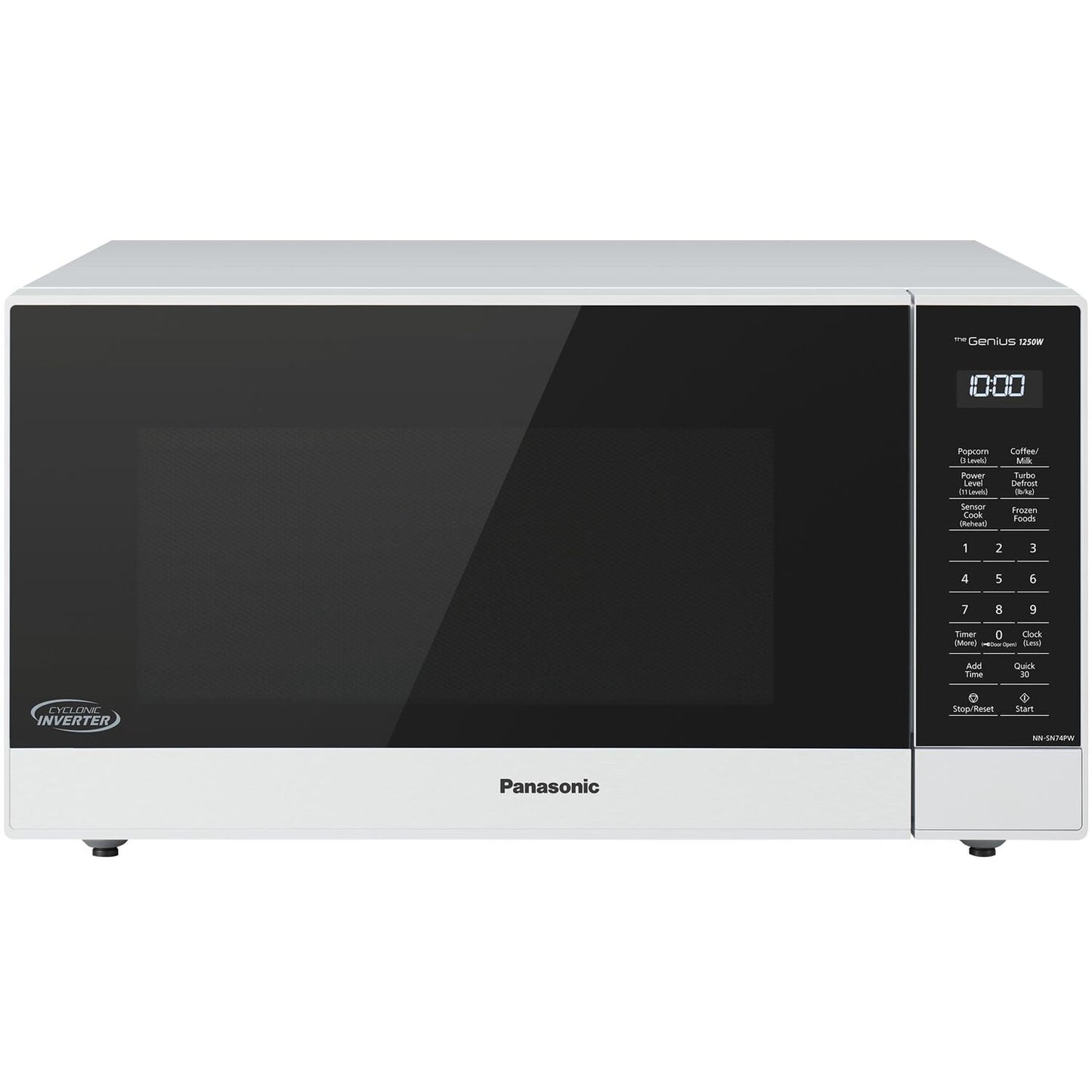 Panasonic 1.6-cu. ft. 1250W Countertop Microwave with Inverter Technology, White NN-SN74PW