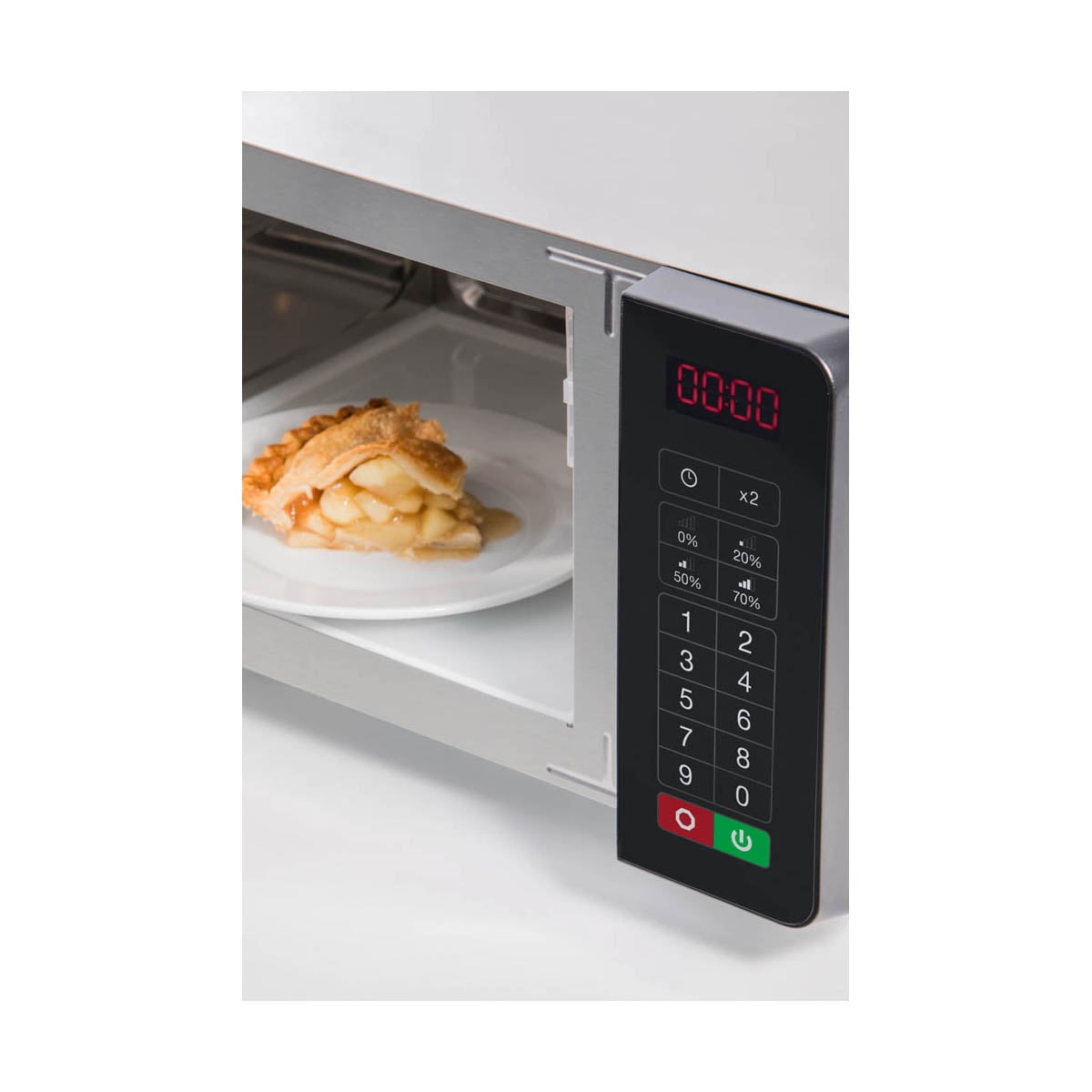 Amana 0.8 cu ft Countertop Microwave Ovens in Stainless Steel