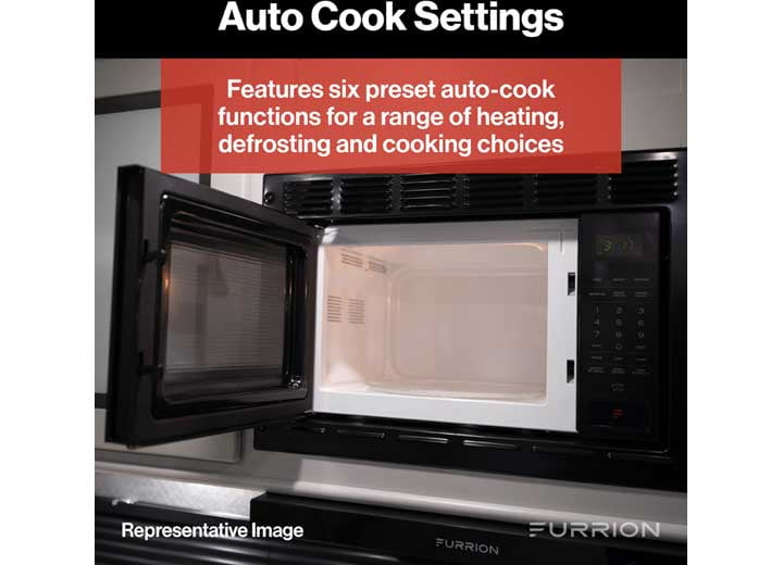 0.9 cu ft Microwave - OTR Black