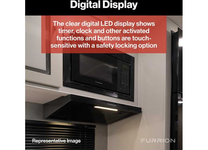 0.9 cu ft Microwave - OTR Black