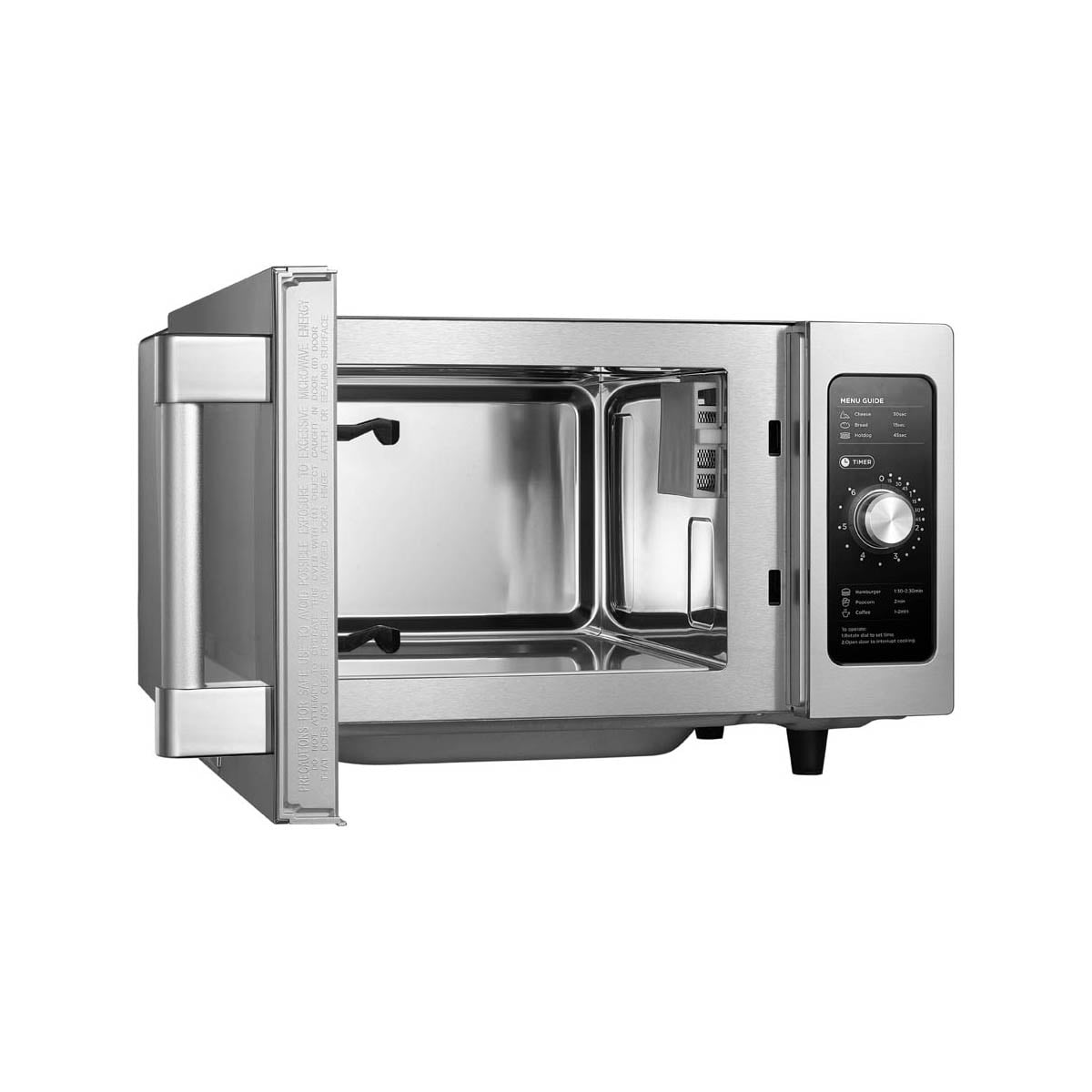 Midea 1025F0A Light Duty Commercial Microwave 1000W with Dial Controls