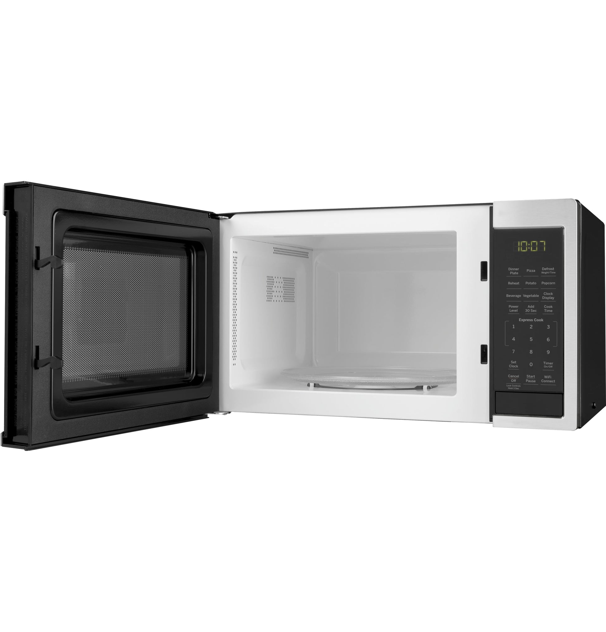 GE® 0.9 Cu. Ft. Capacity Smart Countertop Microwave Oven with Scan-To-Cook Technology