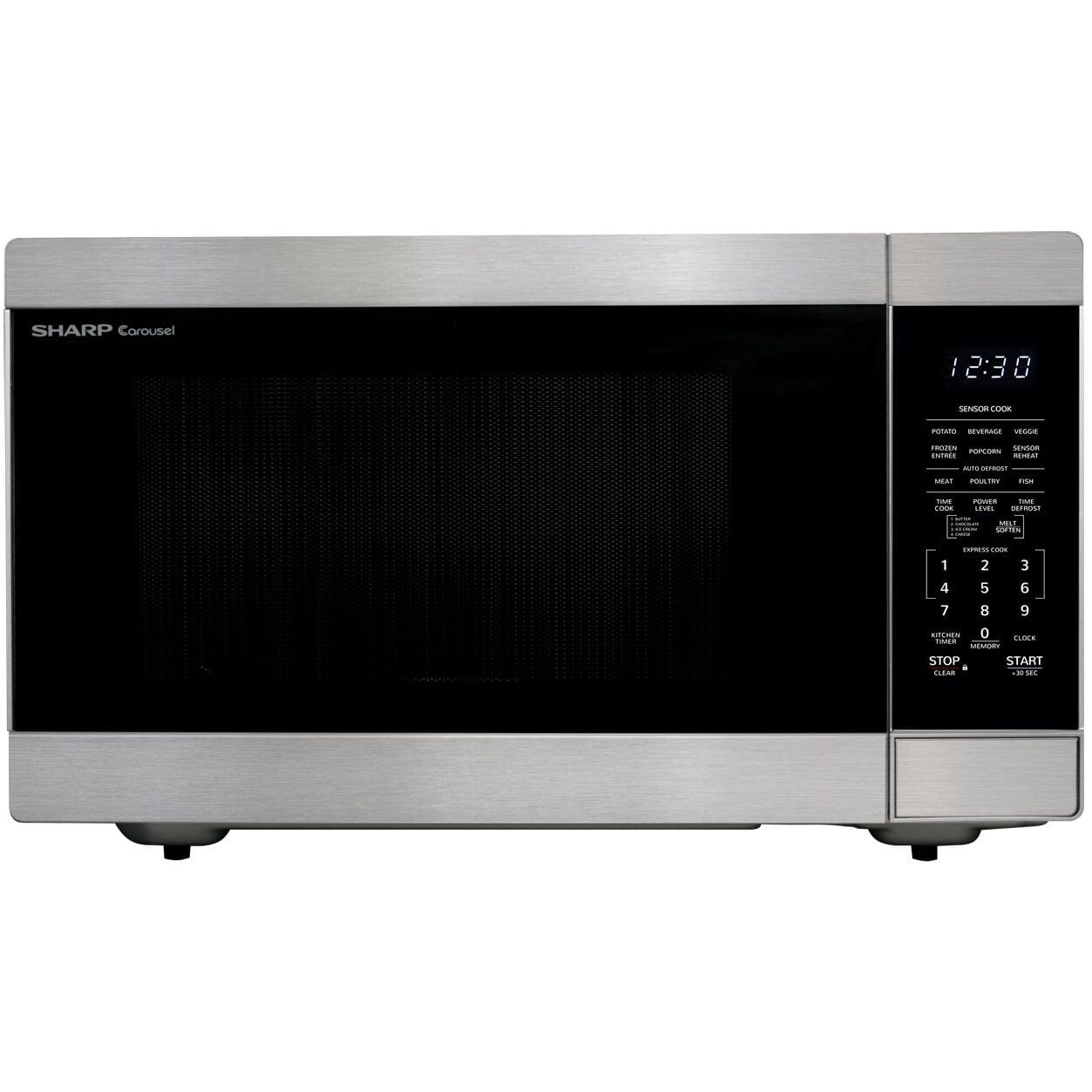 Sharp 2.2 cu ft Countertop Microwave Ovens in Stainless