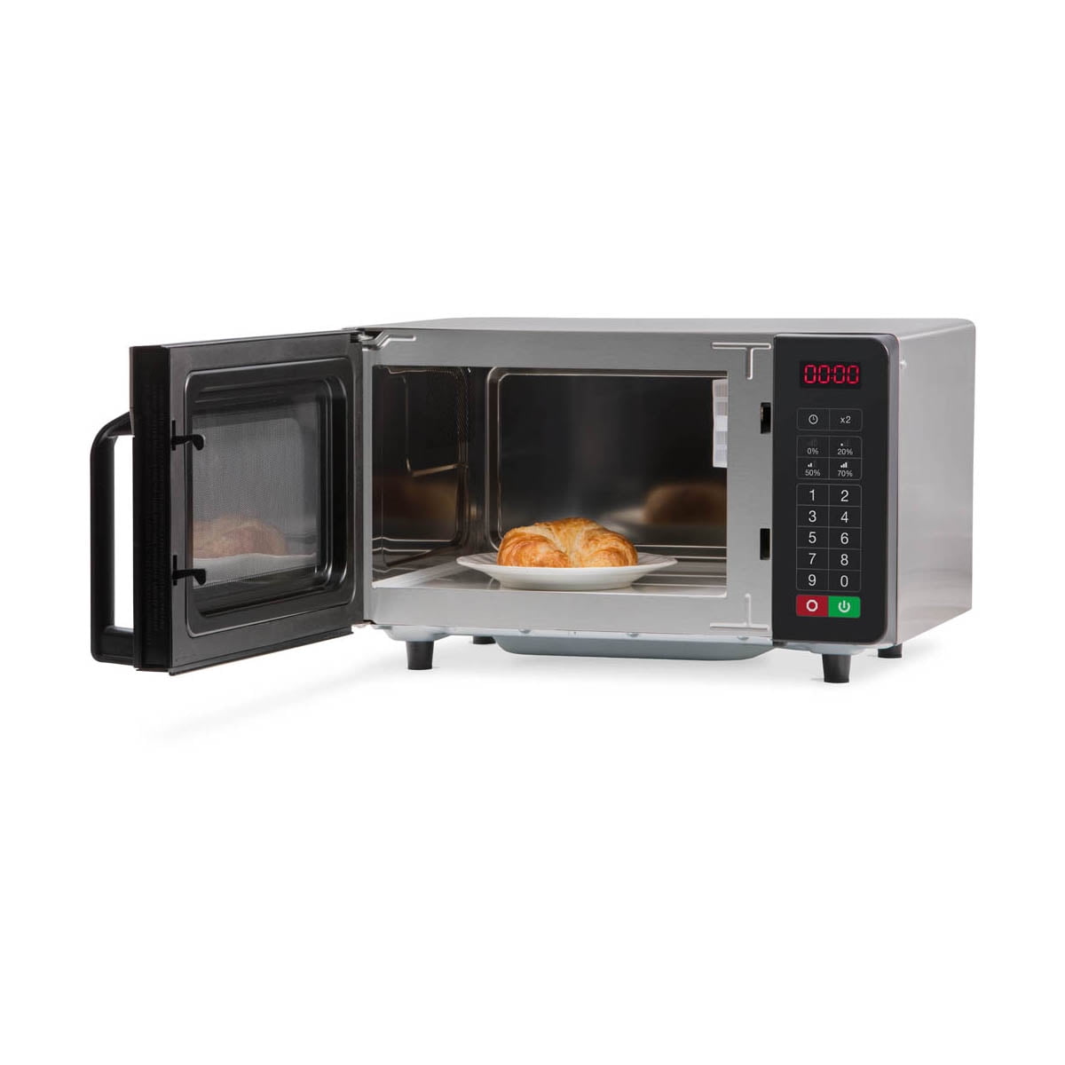 Amana 0.8 cu ft Countertop Microwave Ovens in Stainless Steel
