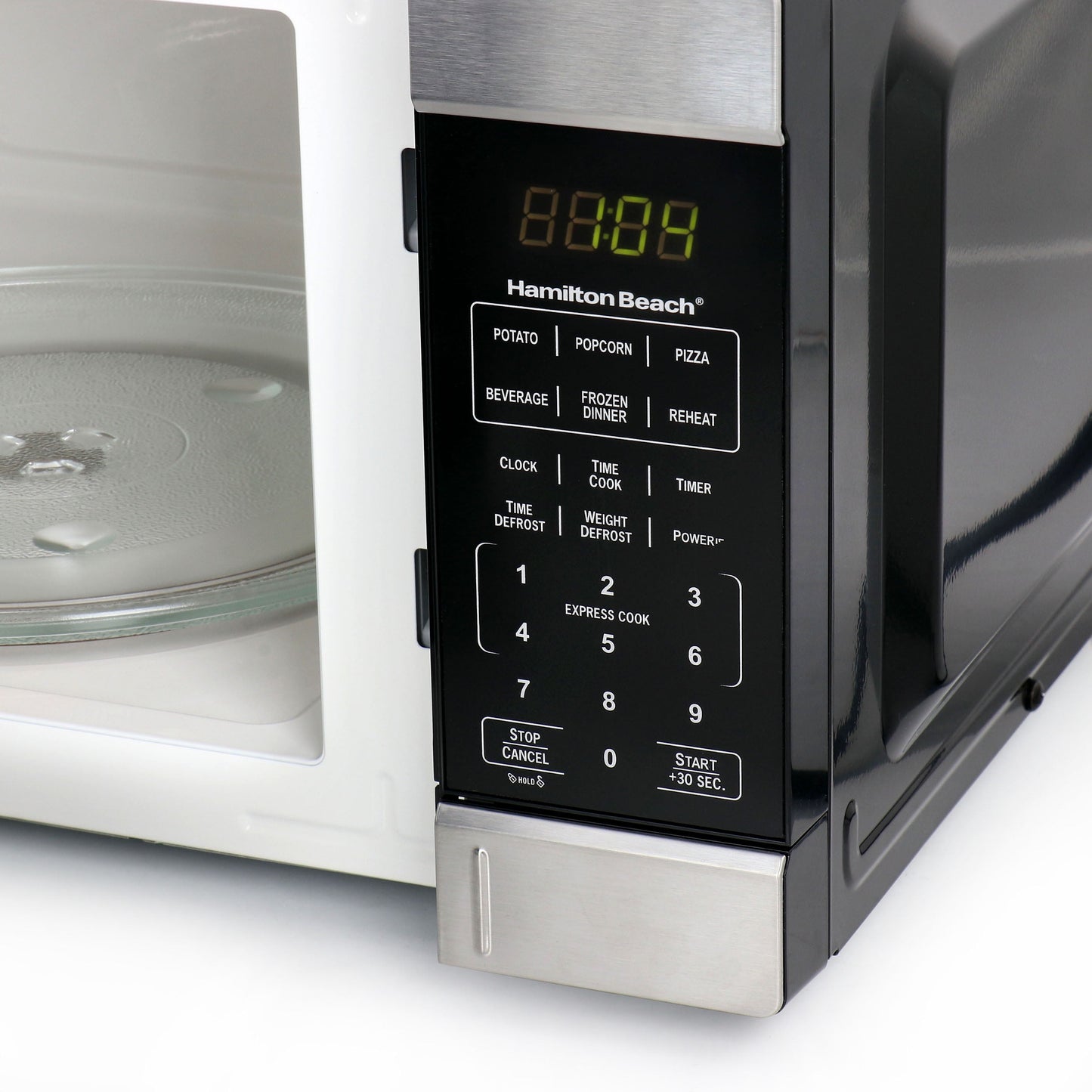 Hamilton Beach 1.1 Cu. Ft. 1000 Watt Countertop Microwave Oven in Black
