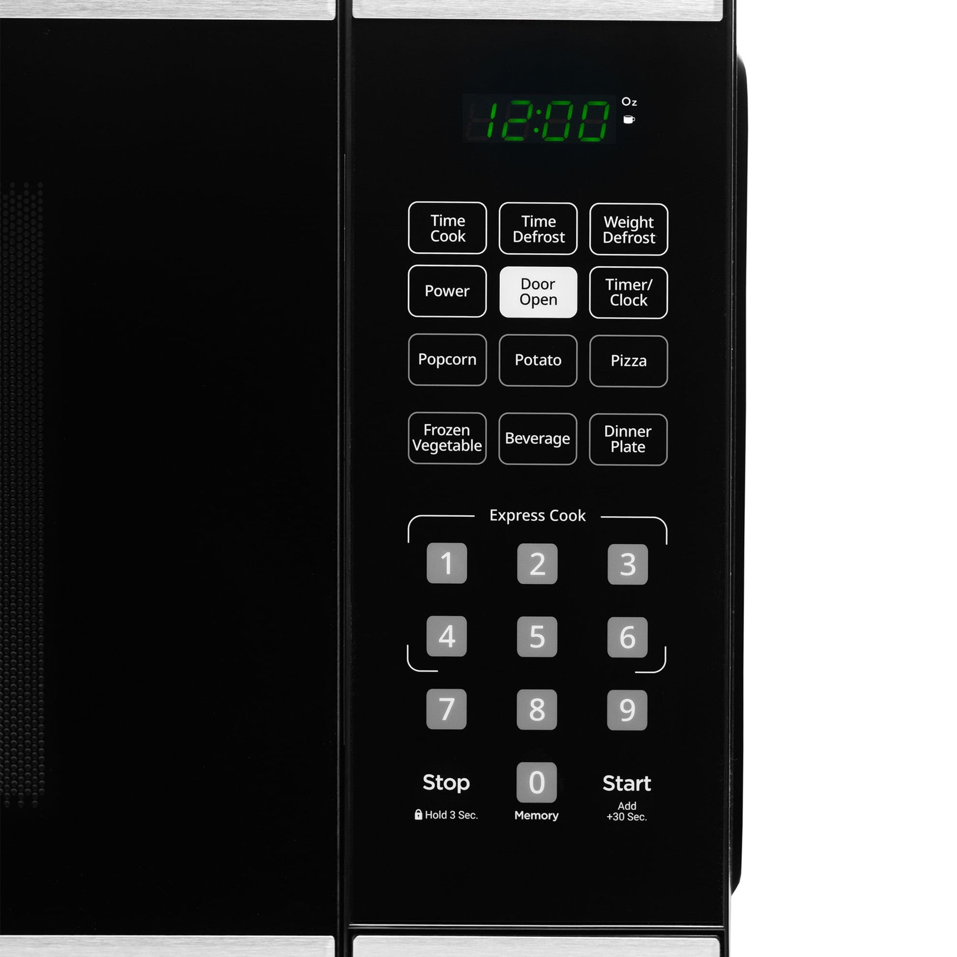 Danby 1.1 cu. ft. Countertop Microwave in Black and Stainless Steel (DBMW1126BBS)