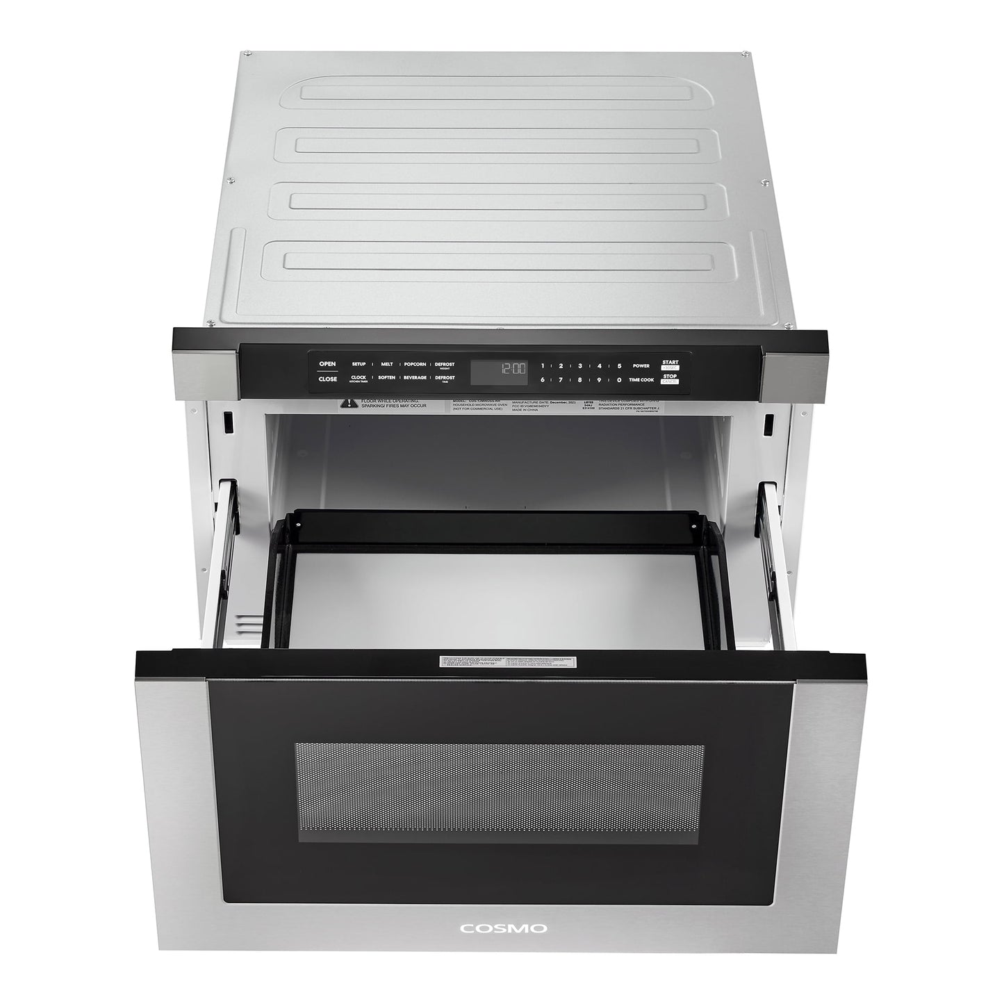 24 in. Built-in Microwave Drawer 1.2 cu. ft. Capacity in Stainless Steel