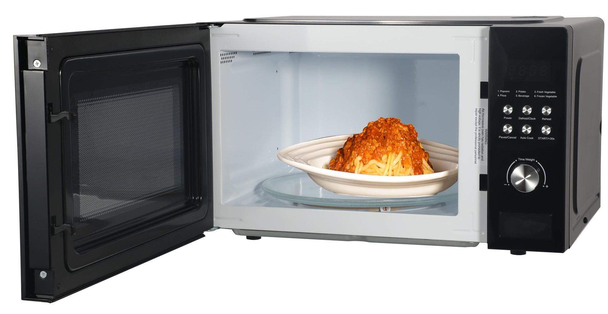 Emerson 1.1 Cu. Ft., 1000W Black Countertop Microwave Oven, MW1101B