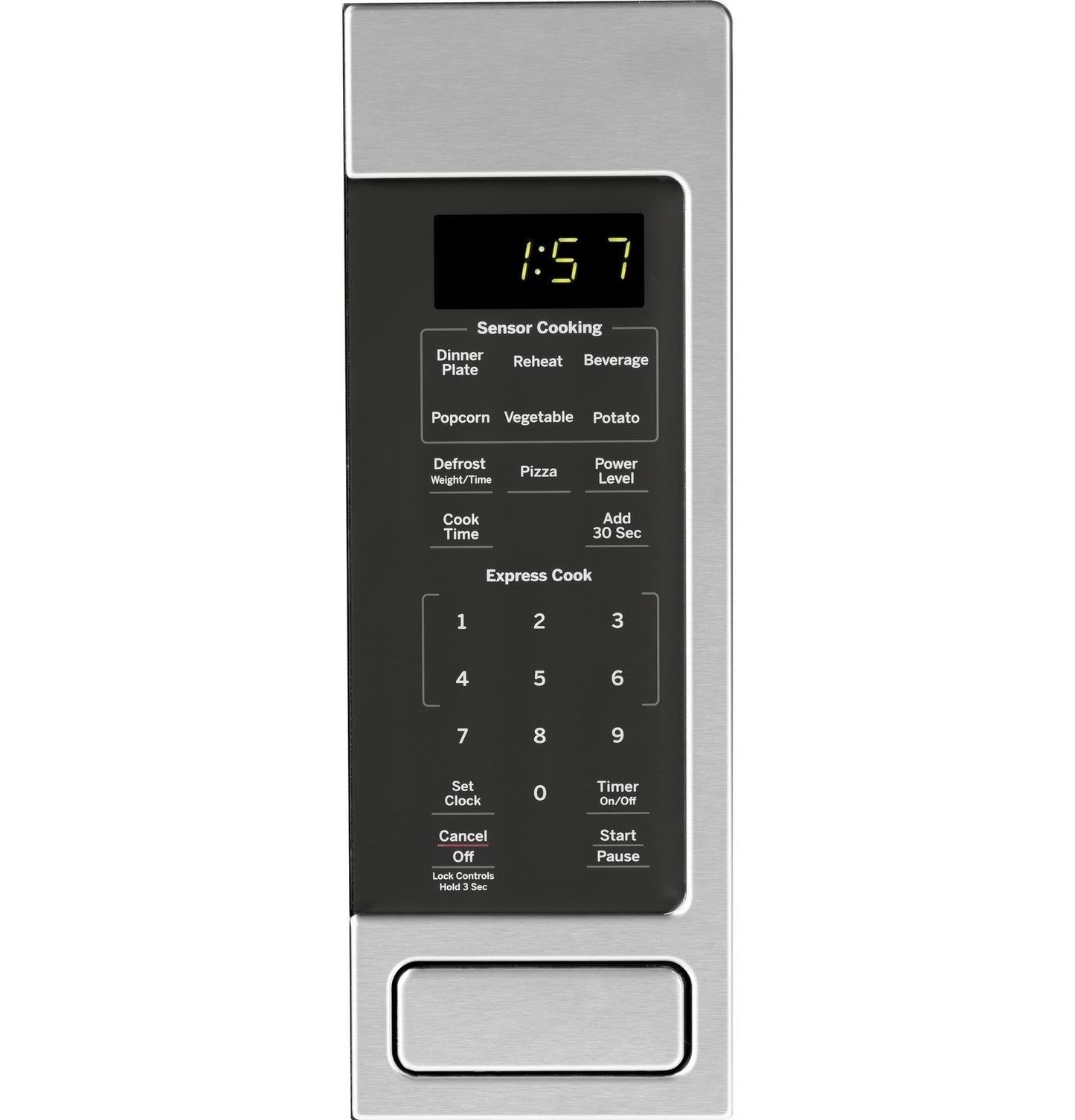 GE® 1.6 Cu. Ft. Countertop Microwave Oven (Stainless Steel)