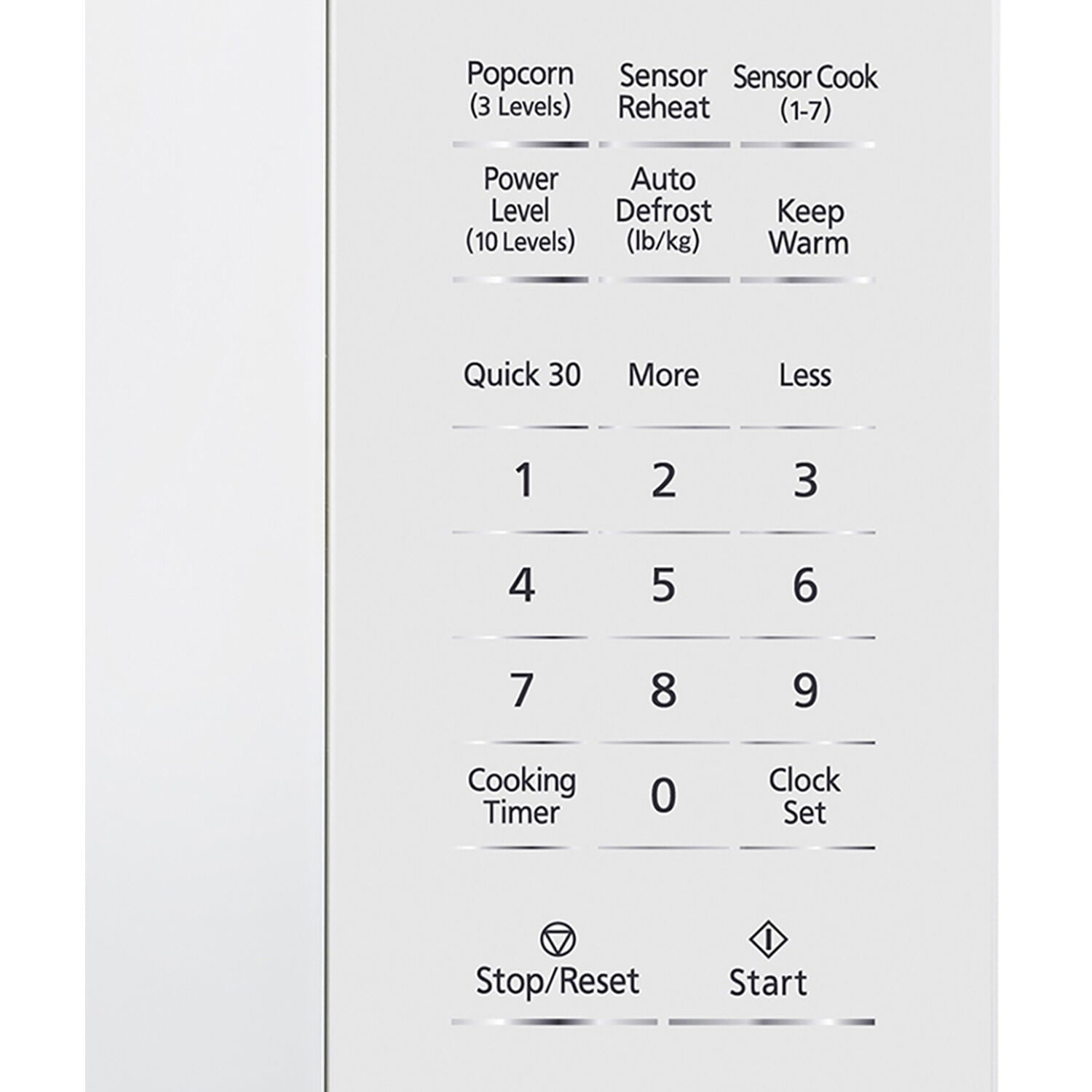 Panasonic  New 1.3 Cu. ft. 1100W Genius Sensor Countertop Microwave Oven in White