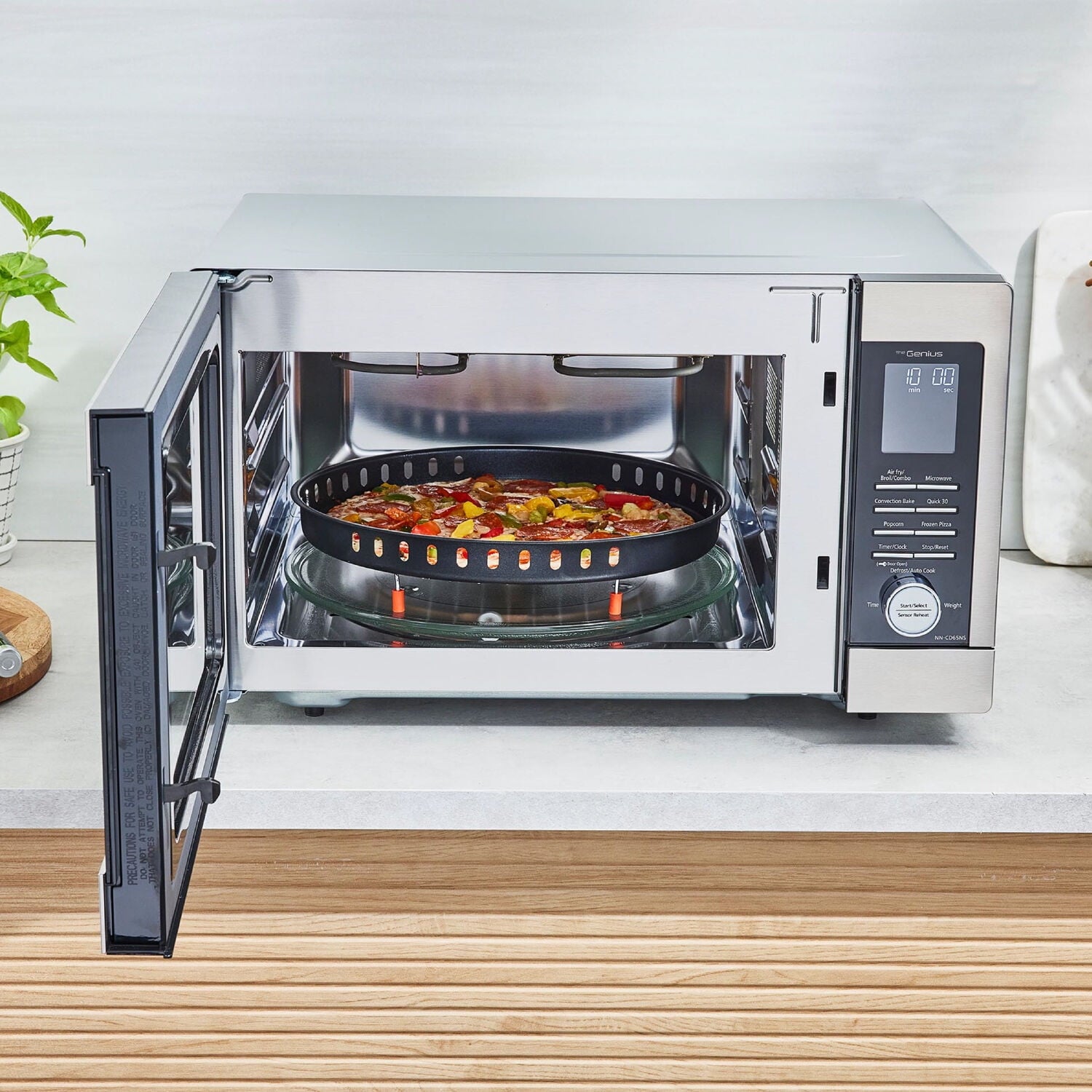 Panasonic 1.3 Cu. ft. Countertop Microwave Multi Oven, NN-CD65NS