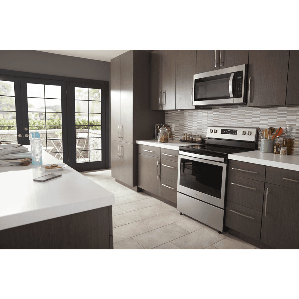 Brand New Whirlpool WMH31017HS 1.7 Cu ft. 1000 W, Microwave Hood Combination in Stainless Steel