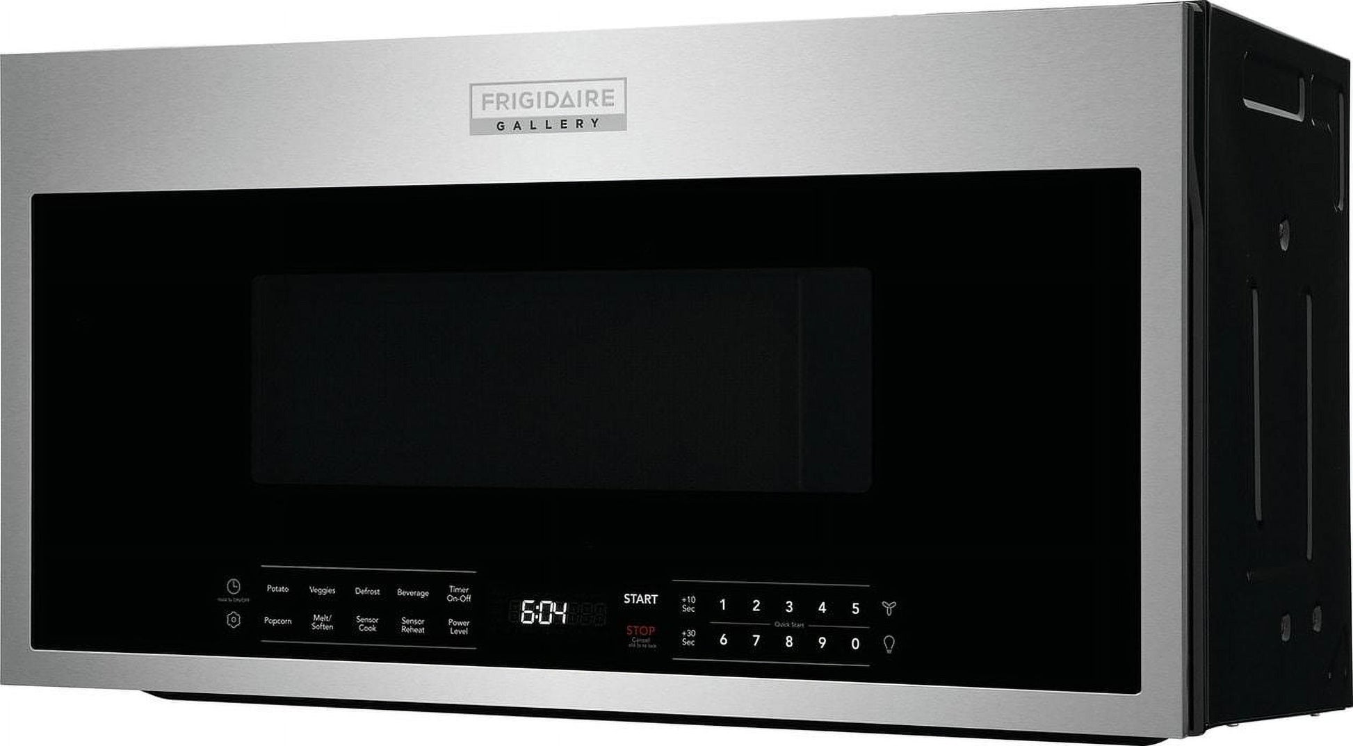 Frigidaire 1.9 Cu Ft 29.90 in Over The Range Microwave Ovens in Black Stainless Steel