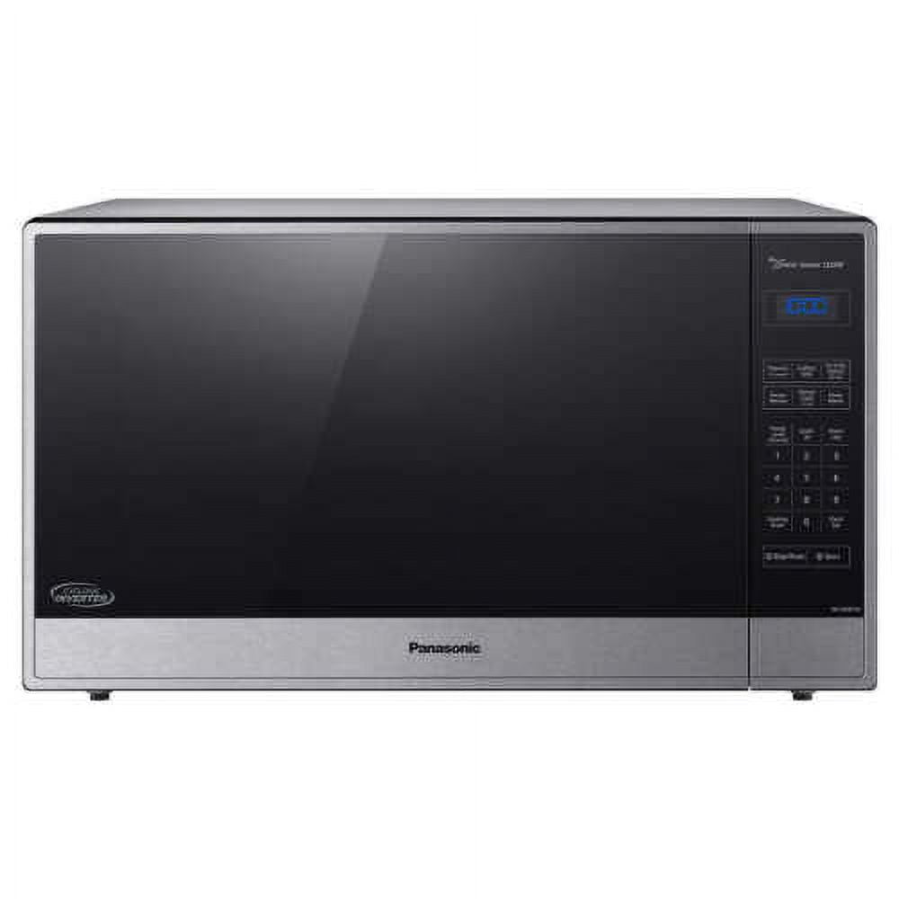 Panasonic Family Size 2.2CuFt Countertop Microwave Oven with Cyclonic Inverter Technology NN-SN97HS