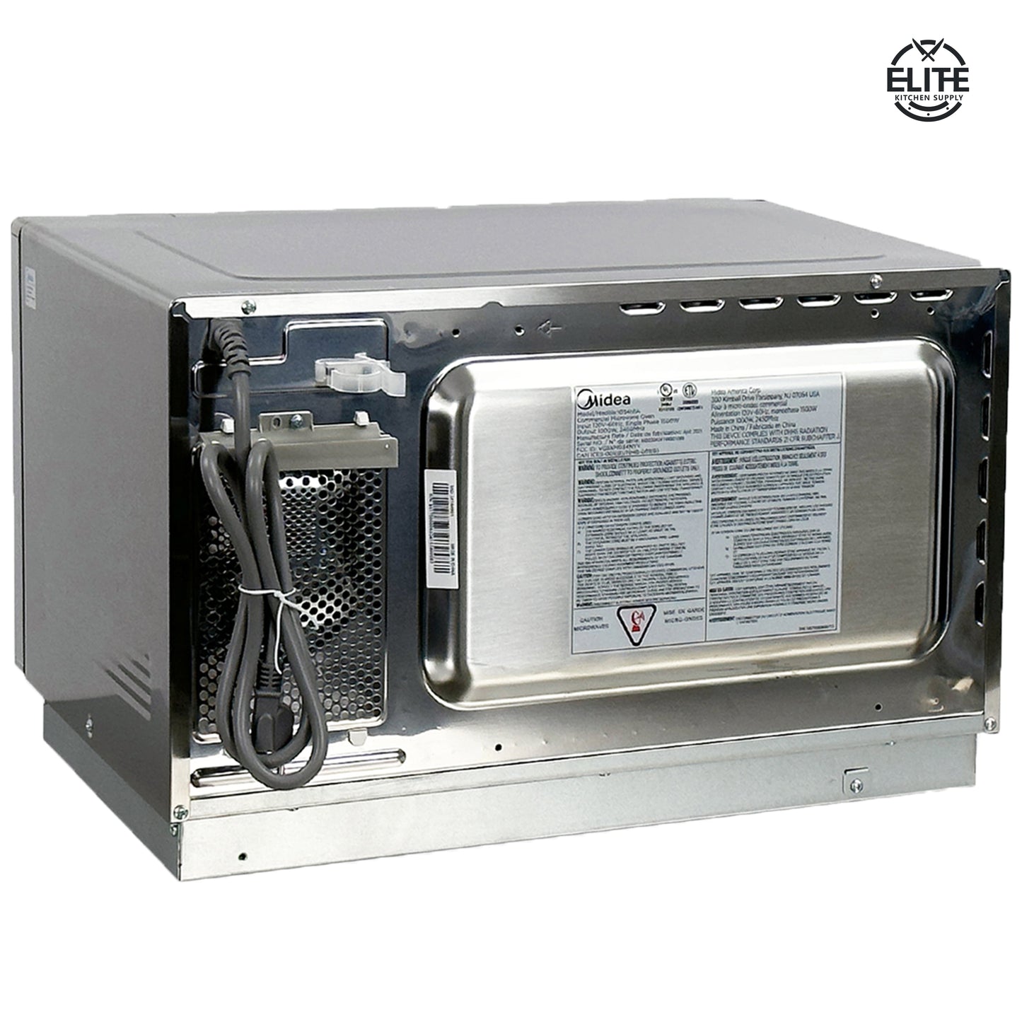 Heavy Duty  1.2 Cu. ft. 1000W Commercial Microwave Oven, Stainless Steel, NSF Certified