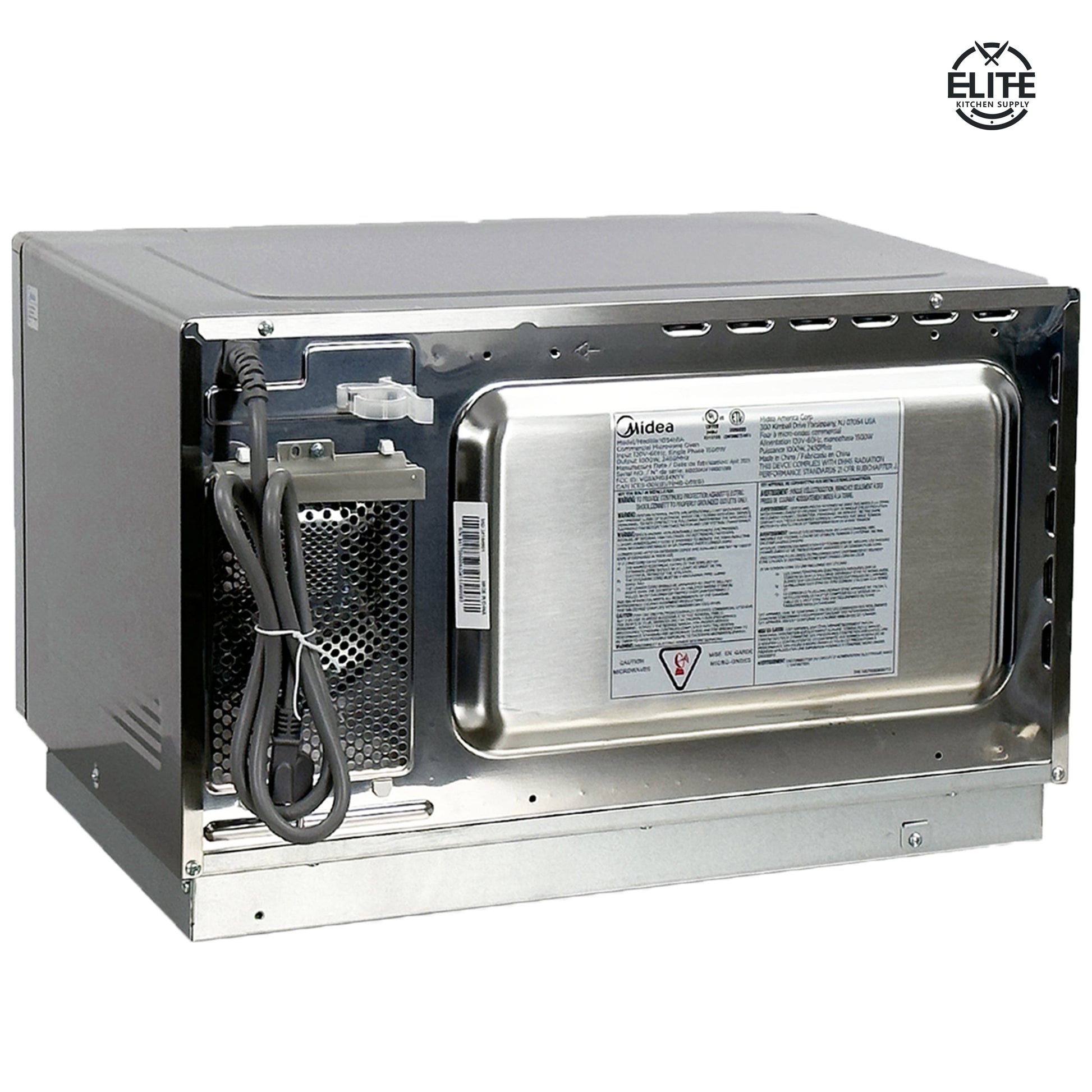 Heavy Duty  1.2 Cu. ft. 1000W Commercial Microwave Oven, Stainless Steel, NSF Certified