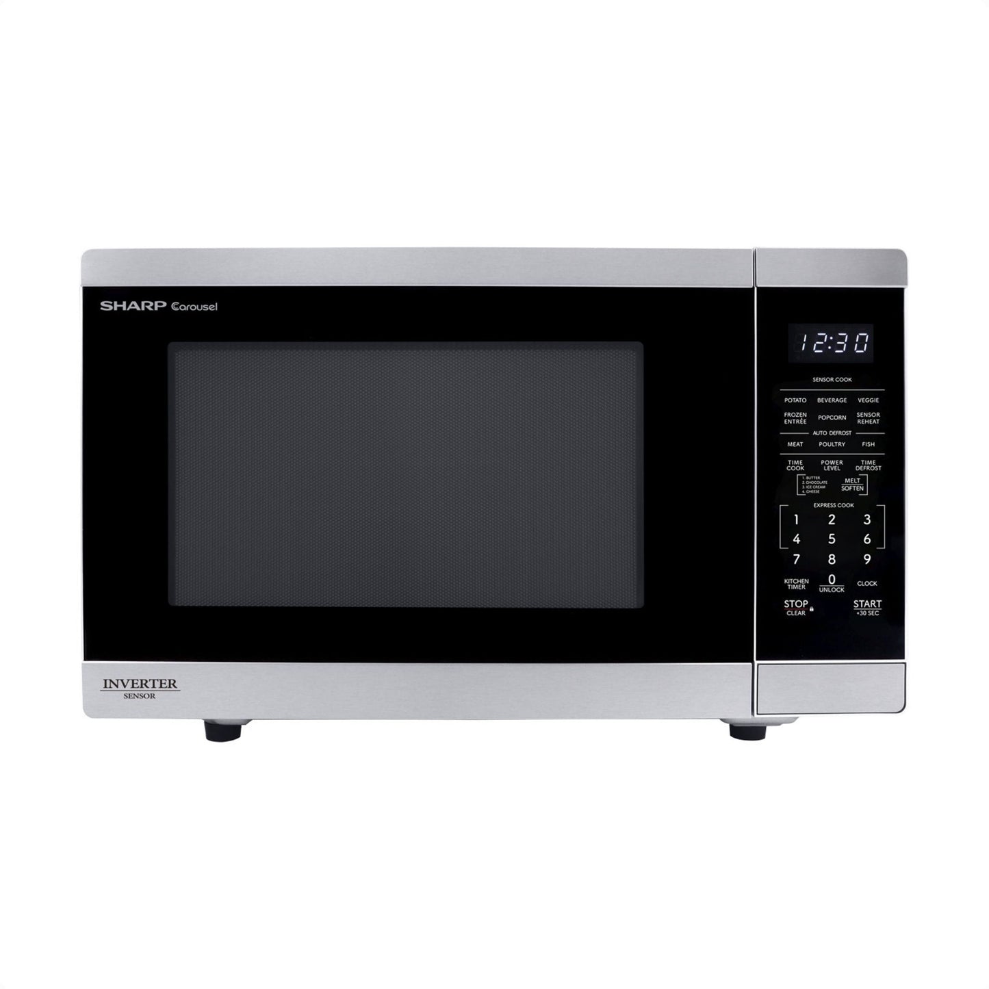 Sharp New 1.4 CF Smart Countertop Microwave Oven, Orville Redenbacher's Certified, ZSMC1469KS