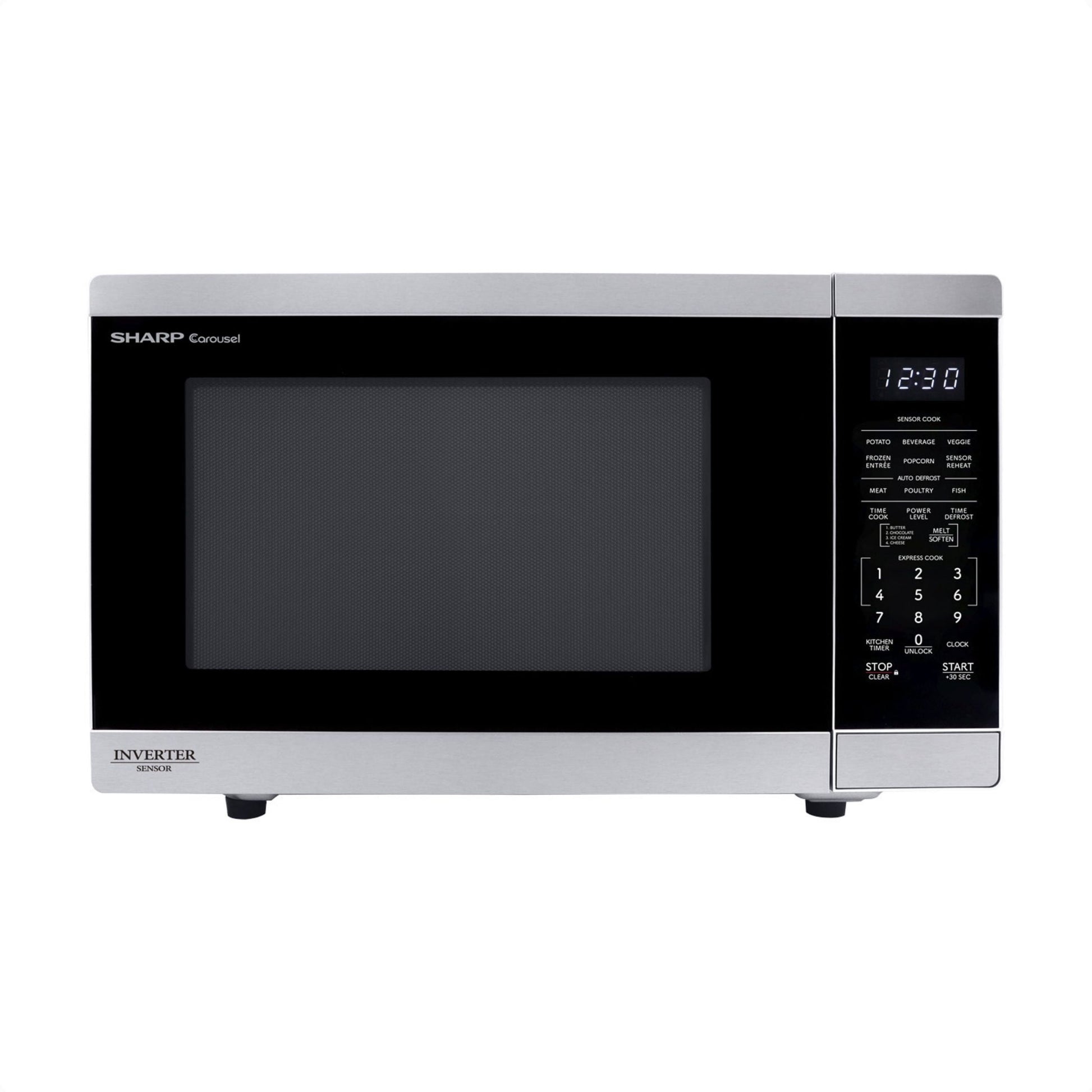 Sharp New 1.4 CF Smart Countertop Microwave Oven, Orville Redenbacher's Certified, ZSMC1469KS