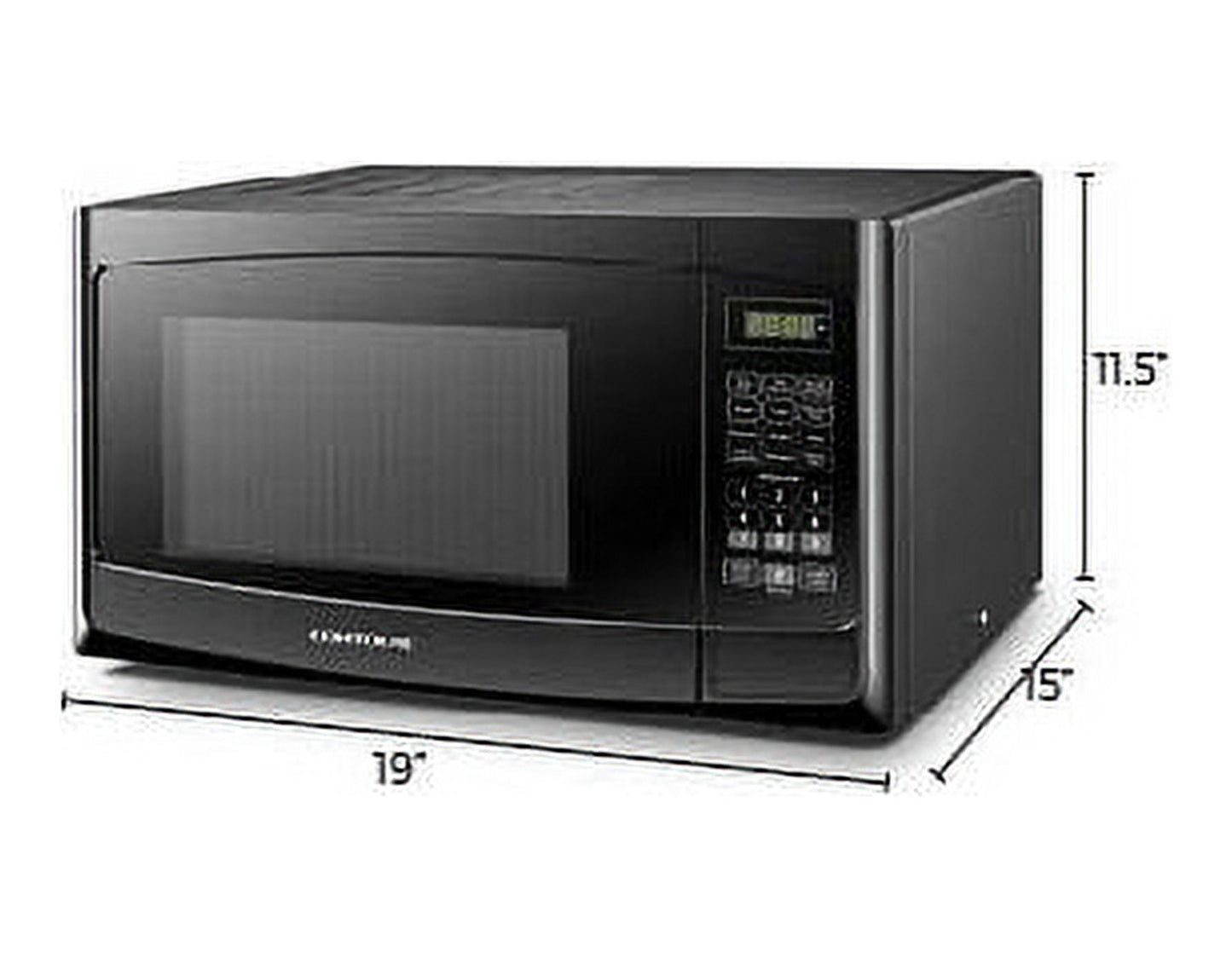 Built-In Microwave Oven - W/Trim Kit - Black - 0.9 Cuft. - Rv-980B