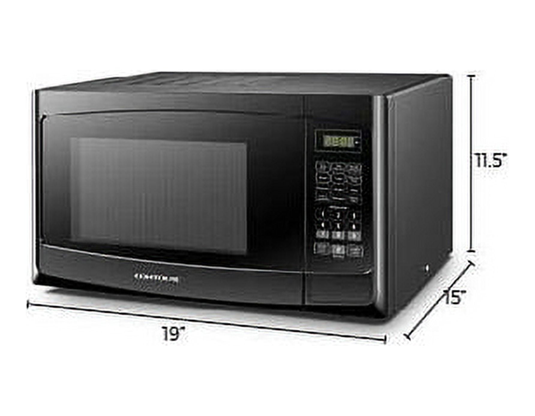 Built-In Microwave Oven - W/Trim Kit - Black - 0.9 Cuft. - Rv-980B