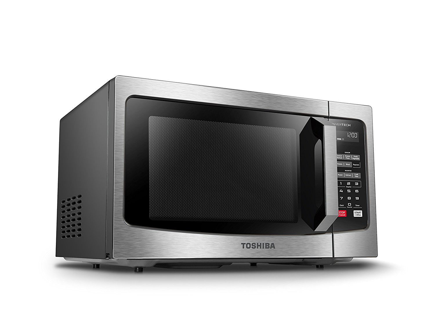 Toshiba MLEM16PST 1.6 Cu. Ft. Microwave with Inverter Technology, Stainless Steel