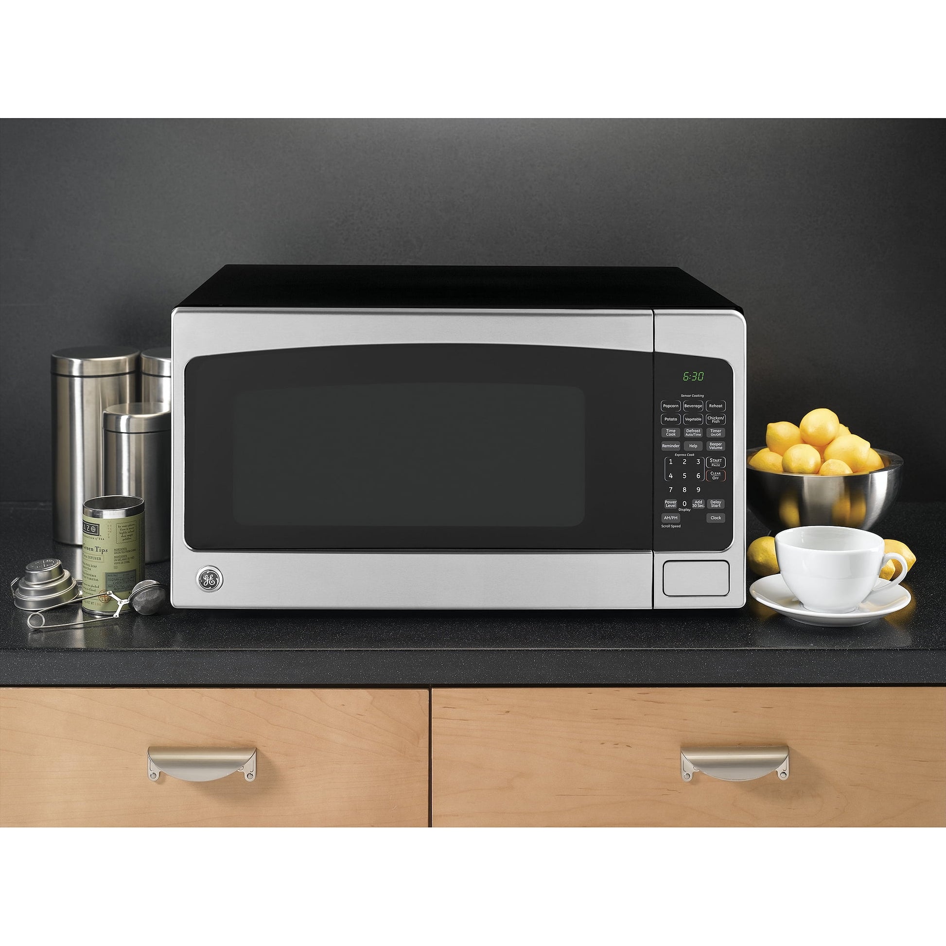 GE 2.0 cu. ft. Countertop Microwave Oven, Stainless