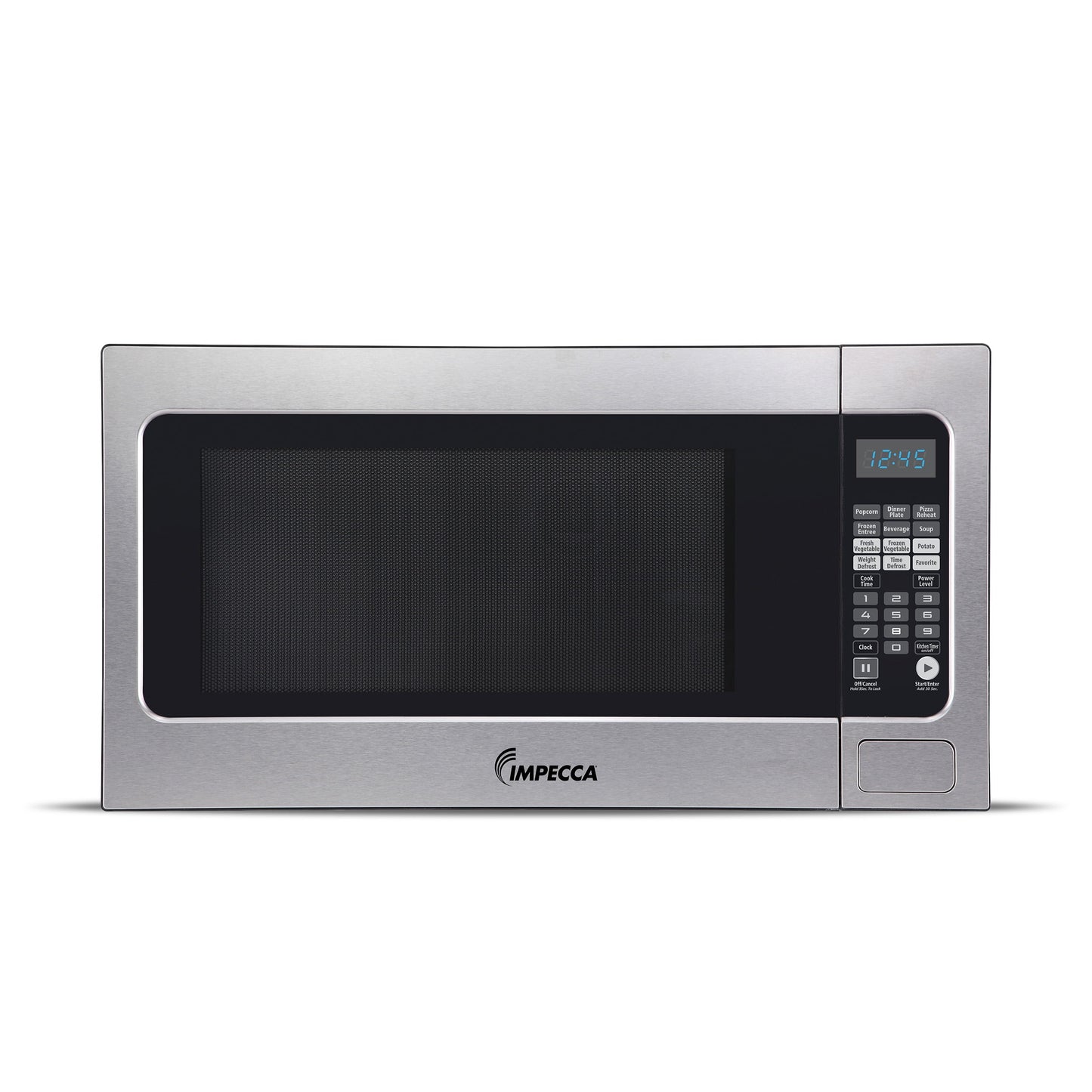 Impecca 2.2 Cubic Foot Microwave, Stainless Steel, 1200 Watts
