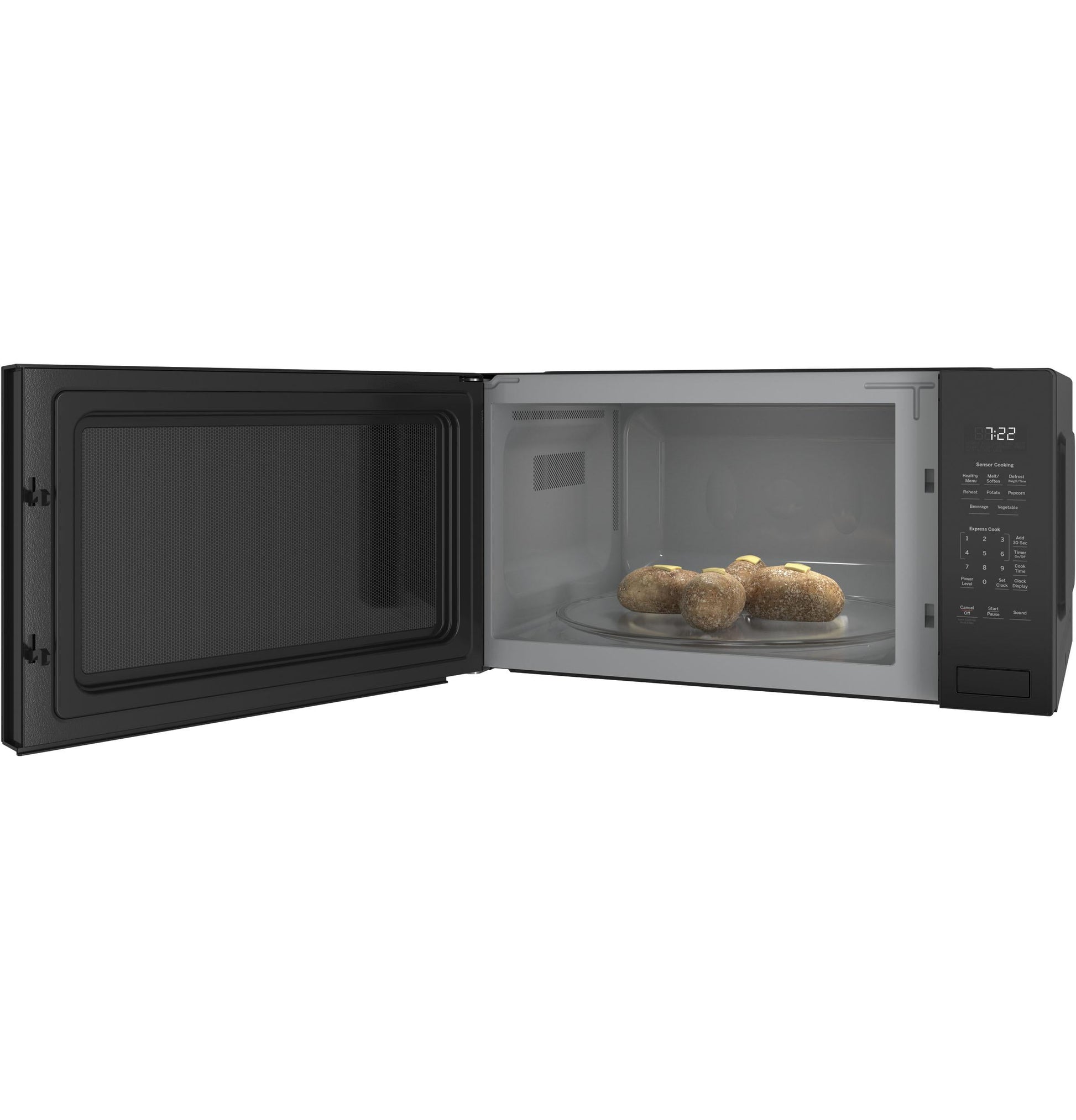 GE Profile PEB7227DLBB 25 inch Built In Sensor Microwave Oven 2.2 cu. ft. Capacity in Black
