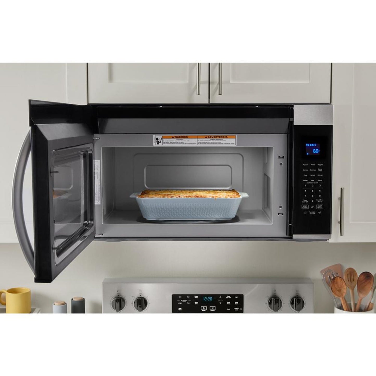 Whirlpool 1.7 Cu. ft. Over-the-Range Microwave Oven 1000-Watts Cooking Power