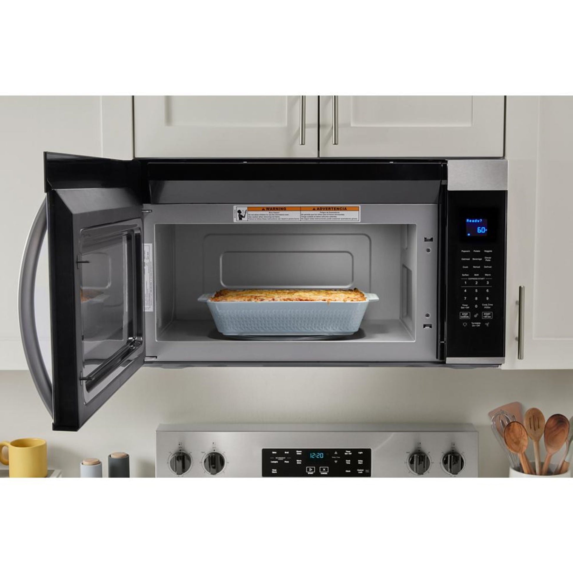 Whirlpool 1.7 Cu. ft. Over-the-Range Microwave Oven 1000-Watts Cooking Power