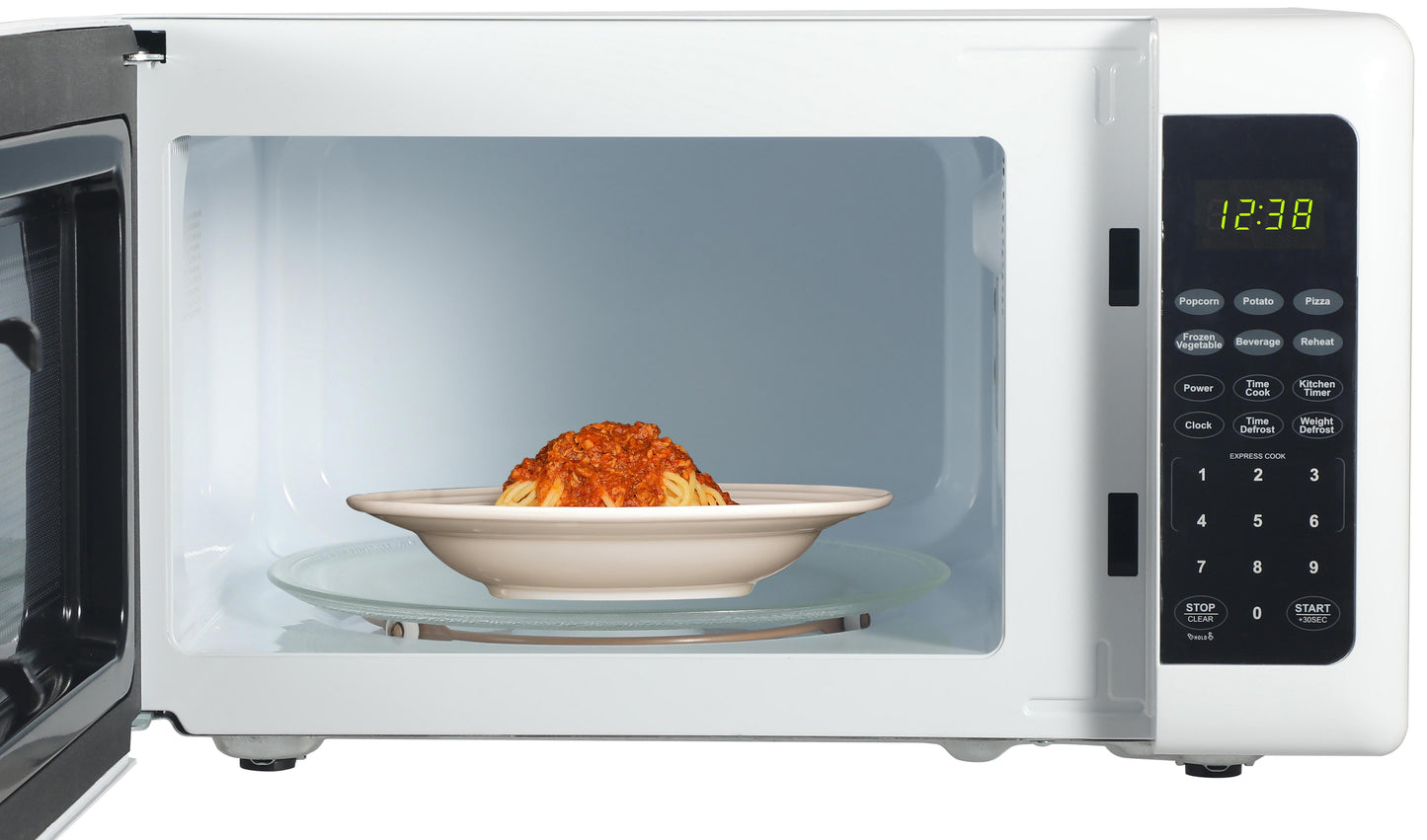 Emerson 0.7 Cu. Ft. 700 Watt, White Microwave Oven with Touch Control, MW7302W
