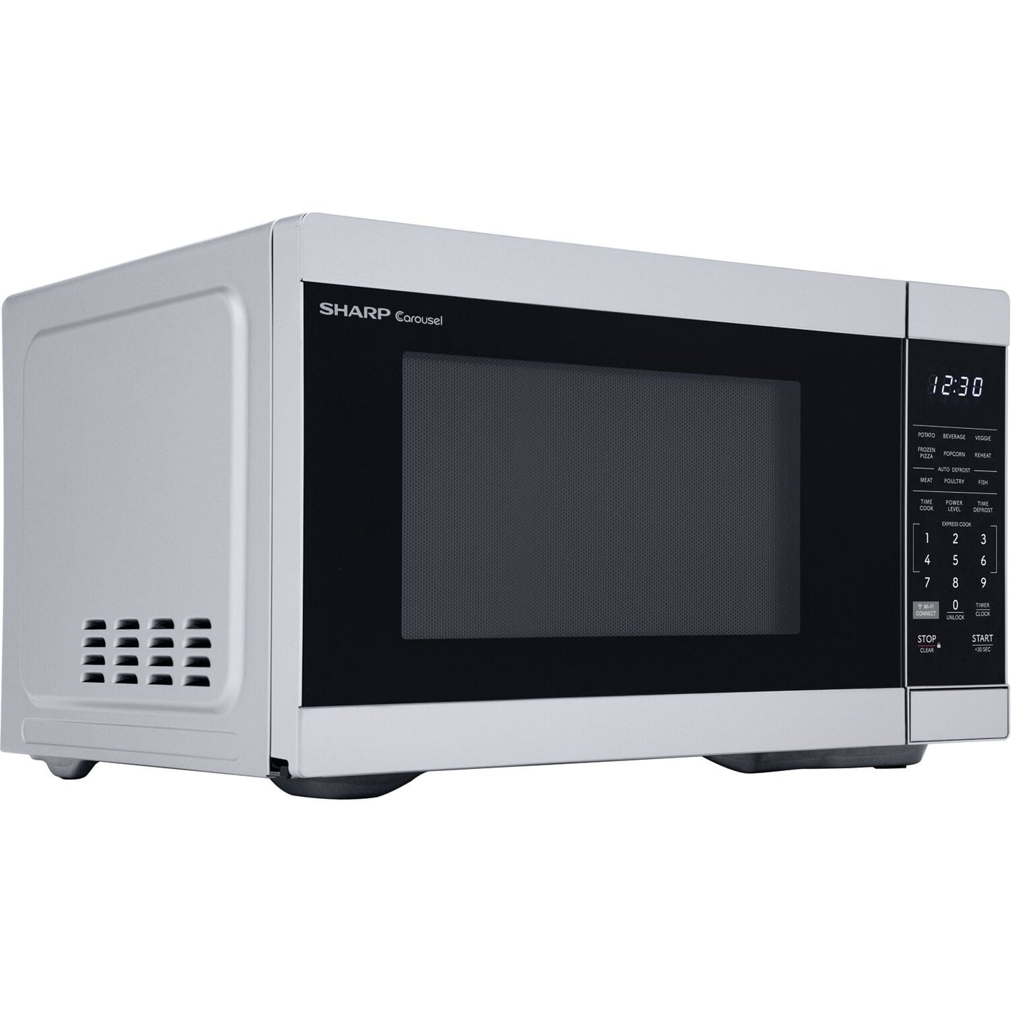 Sharp New  1.1 CF Smart Countertop Microwave Oven, Orville Redenbacher's Certified, ZSMC1169KS