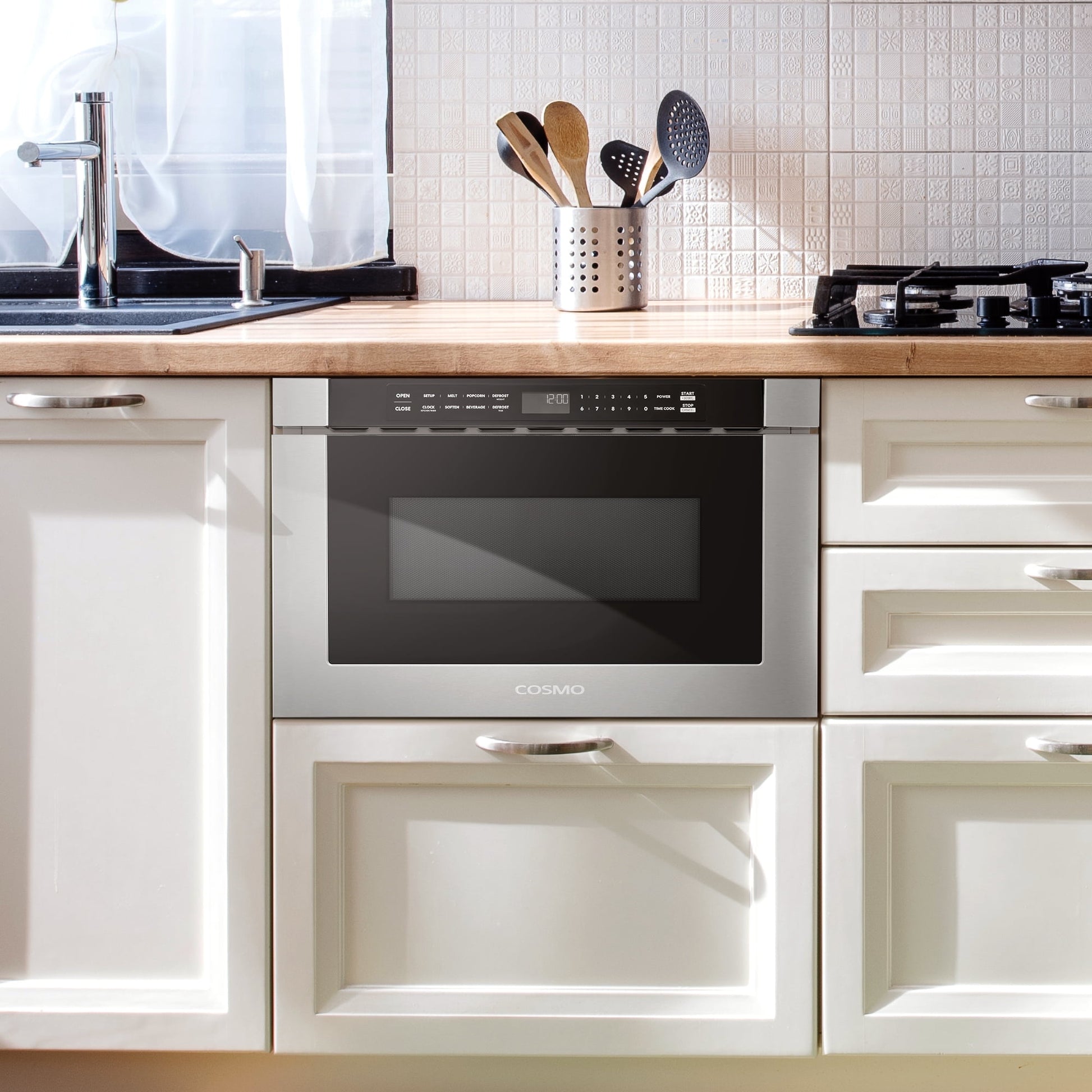 24 in. Built-in Microwave Drawer 1.2 cu. ft. Capacity in Stainless Steel