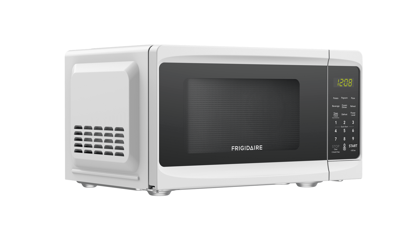 Frigidaire, 0.7 Cu. Ft. Countertop Microwave Oven, White, EMW733
