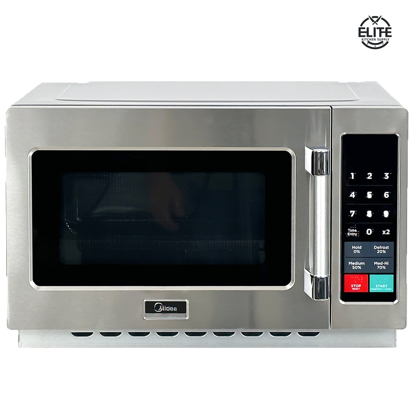 Heavy Duty  1.2 Cu. ft. 1000W Commercial Microwave Oven, Stainless Steel, NSF Certified