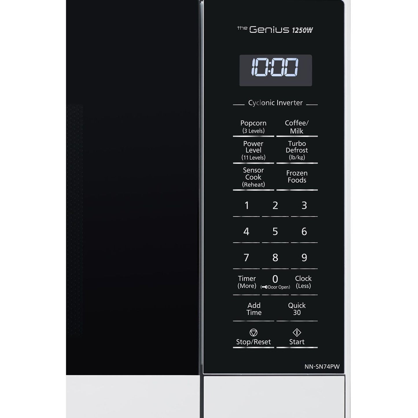 Panasonic 1.6-cu. ft. 1250W Countertop Microwave with Inverter Technology, White NN-SN74PW