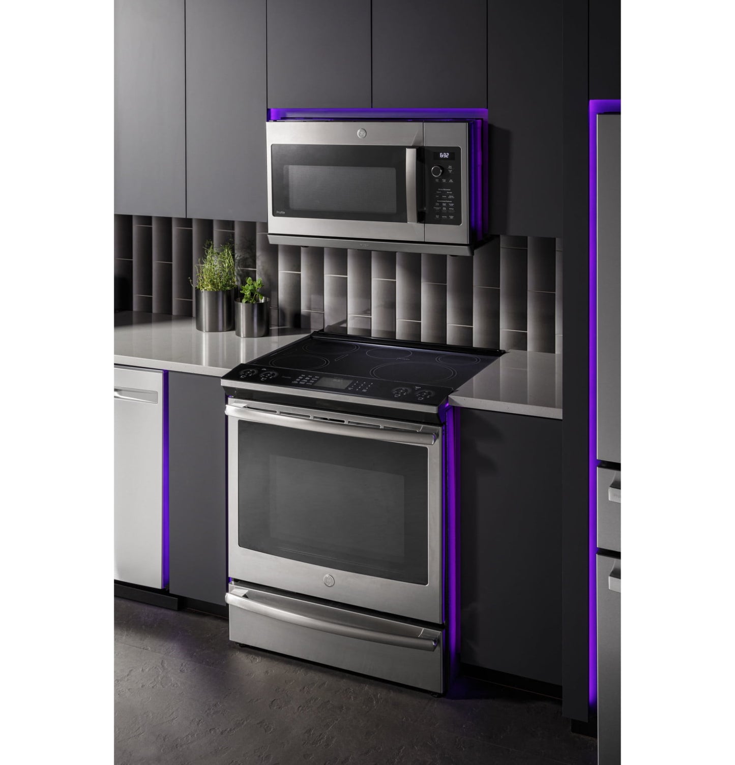 GE Profile 2.2 Cu. Ft. Over-the-Range Sensor Microwave Oven, Stainless Steel
