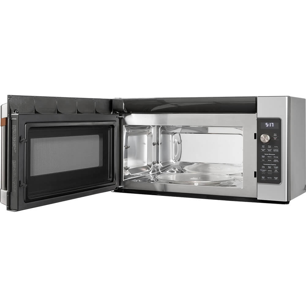 Cafe&#769; CVM517P4RW2 1.7 Cu. Ft. White Over-the-Range Microwave Oven
