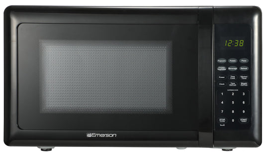 Emerson 0.7 Cu. Ft. 700 Watt, Black Microwave Oven with Touch Control, MW7302B