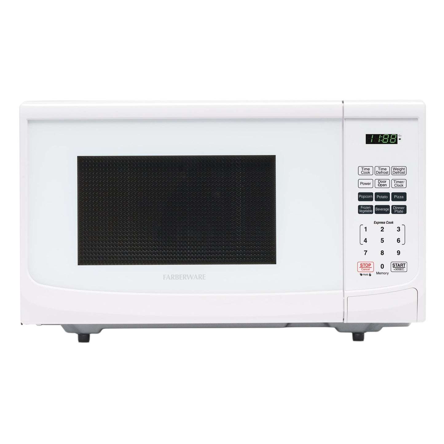 Farberware Classic 0.9 Cu. Ft 900-Watt Microwave Oven, Stainless Steel