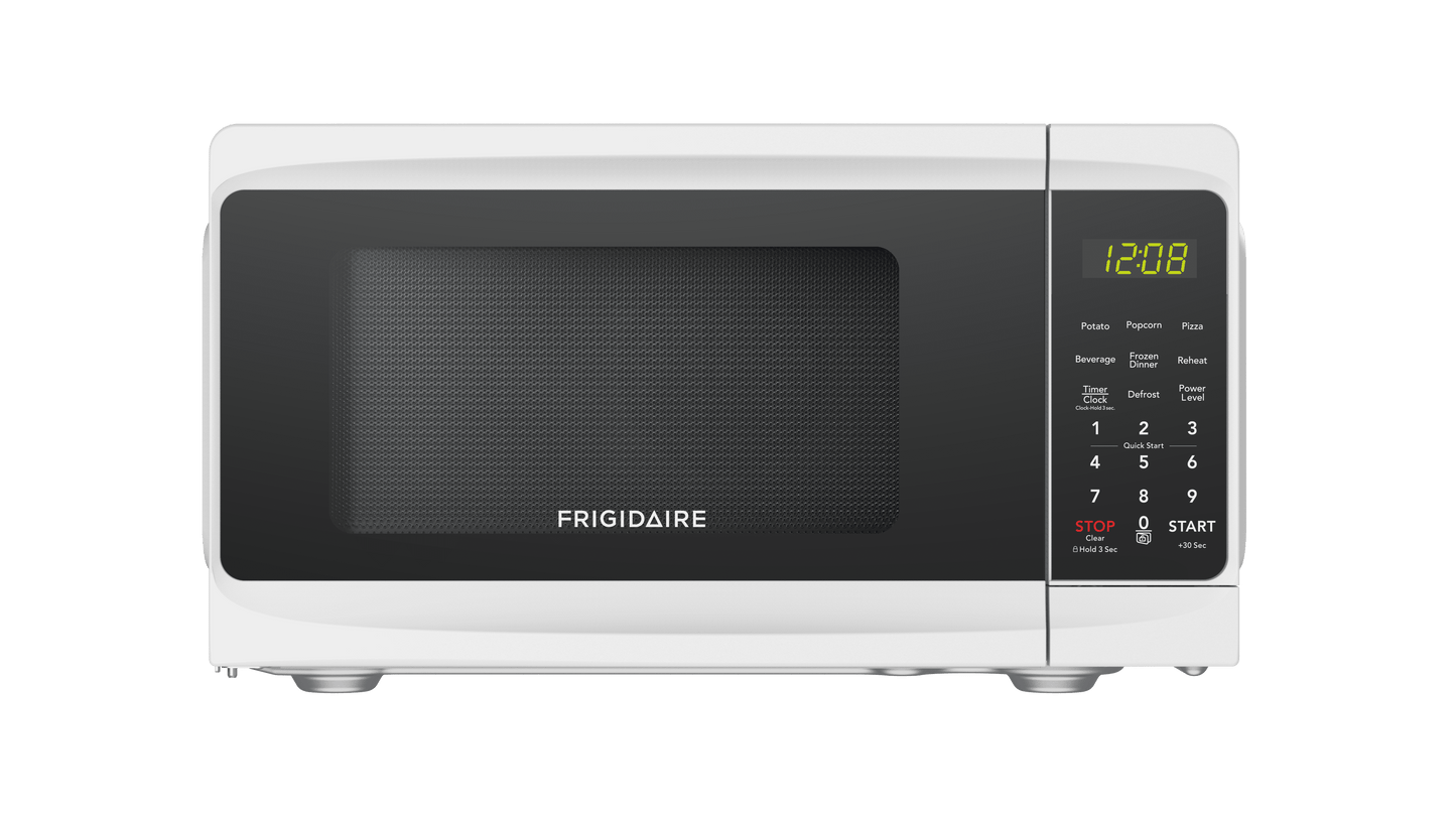 Frigidaire, 0.7 Cu. Ft. Countertop Microwave Oven, White, EMW733