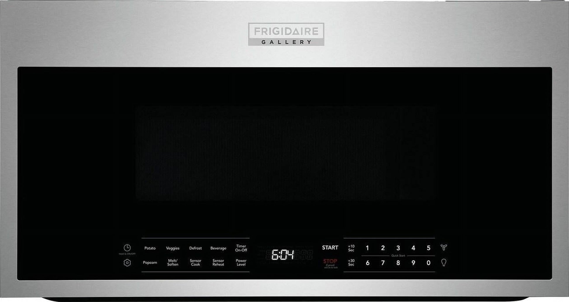 Frigidaire 1.9 Cu Ft 29.90 in Over The Range Microwave Ovens in Black Stainless Steel