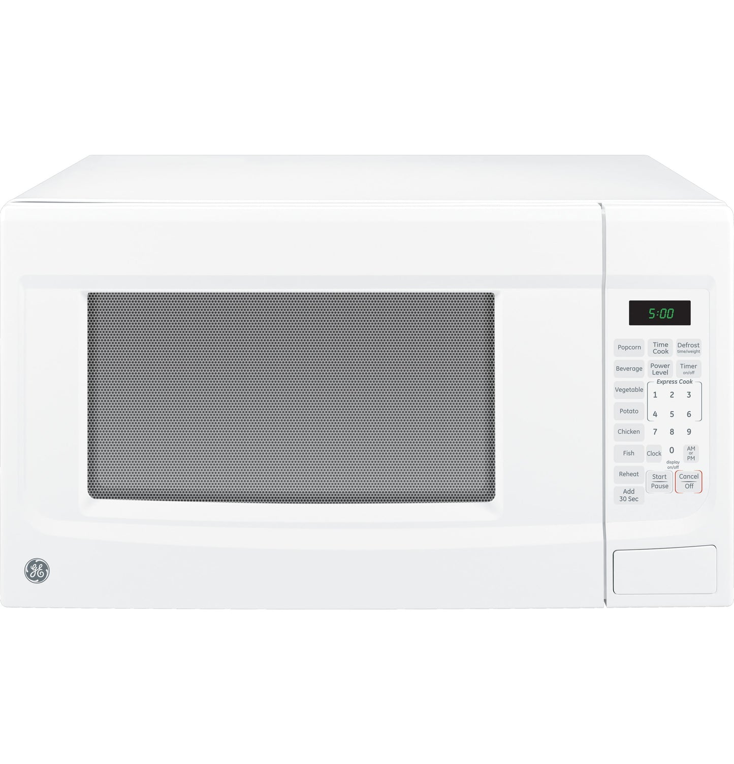 GE® 1.4 Cubic Foot Capacity Countertop Microwave Oven, White, JES1460DSWW