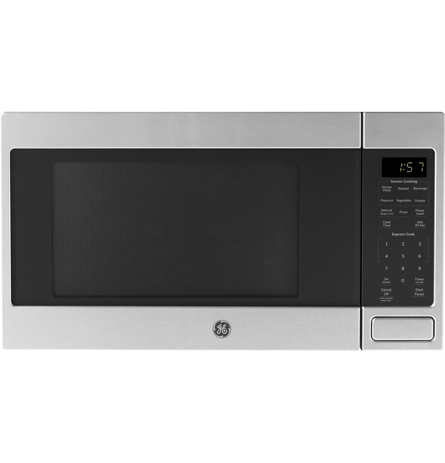 GE® 1.6 Cu. Ft. Countertop Microwave Oven (Stainless Steel)