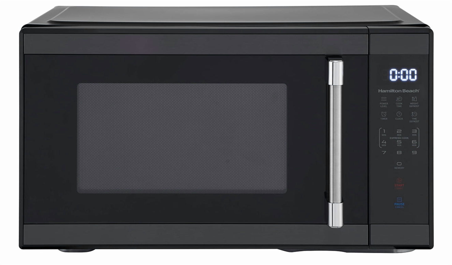 Hamilton Beach 1.1 cu ft Countertop Microwave Ovens in Black Stainless Steel