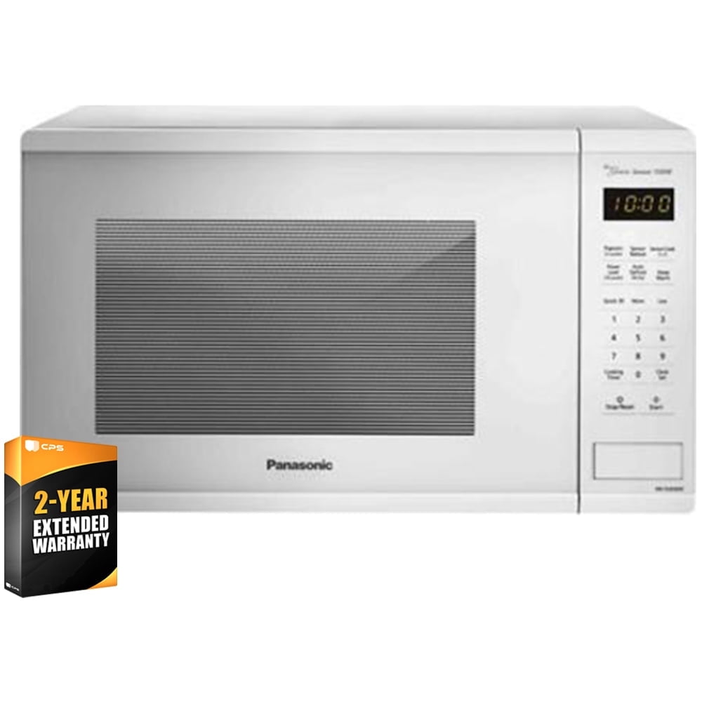 Panasonic 1.3 cu ft Countertop Microwave Oven in Silver
