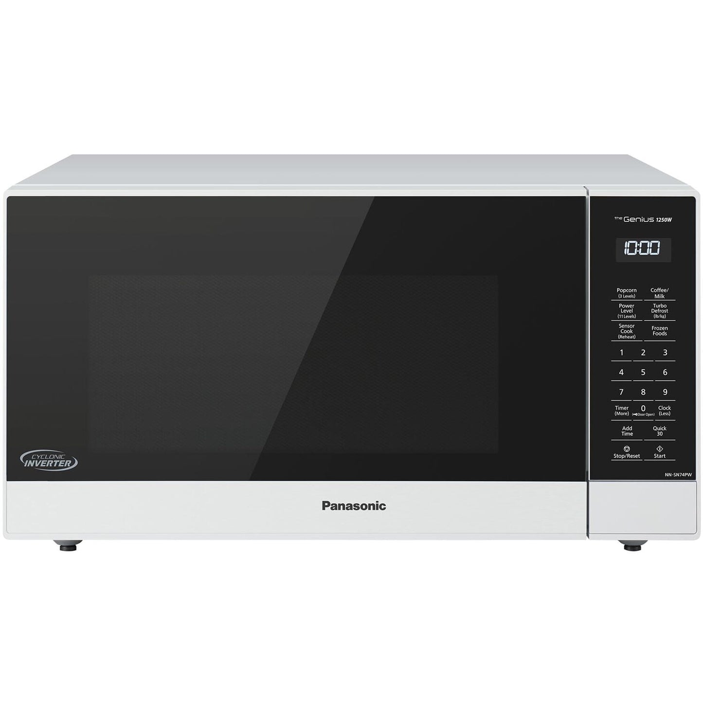 Panasonic 1.6-cu. ft. 1250W Countertop Microwave with Inverter Technology, White NN-SN74PW