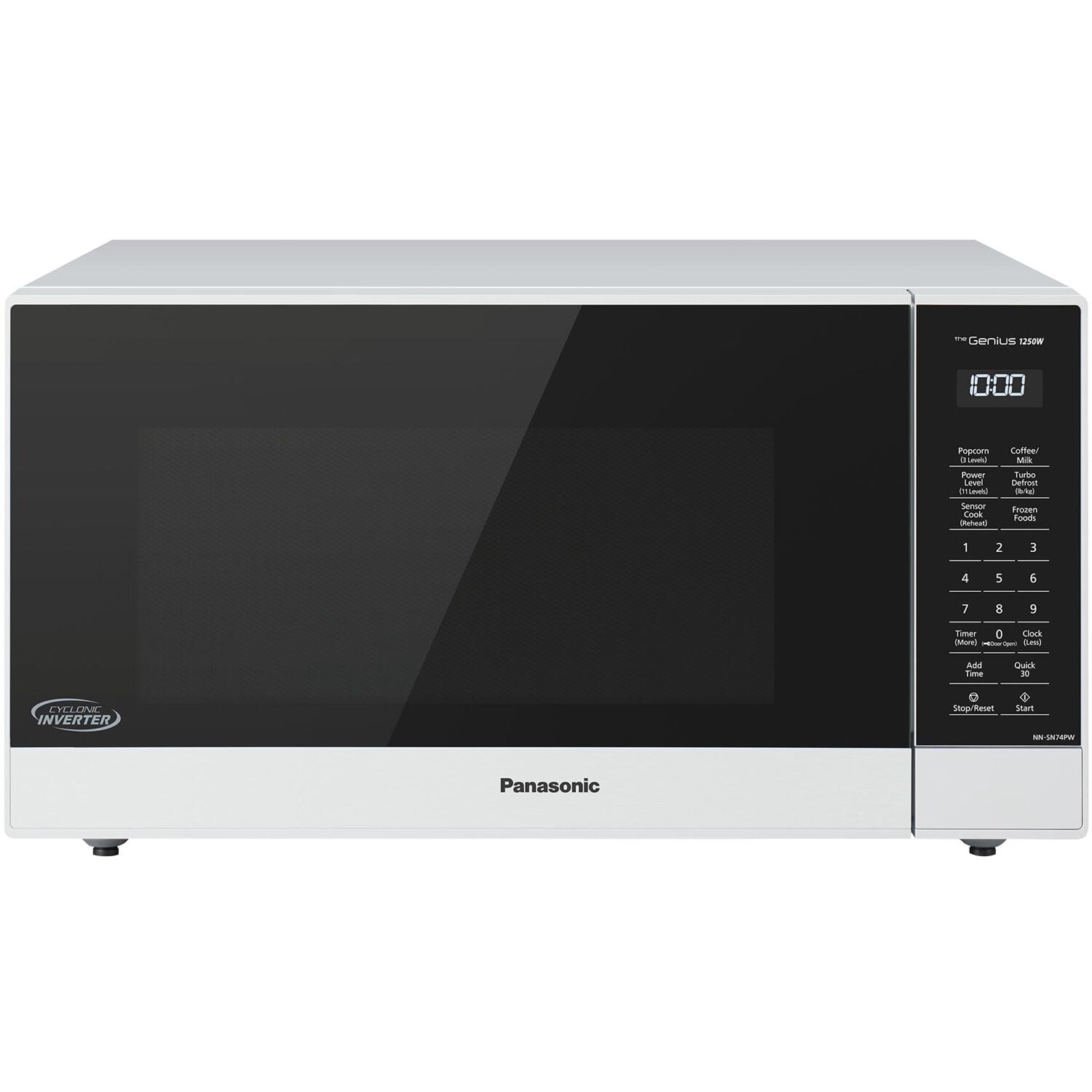 Panasonic 1.6-cu. ft. 1250W Countertop Microwave with Inverter Technology, White NN-SN74PW
