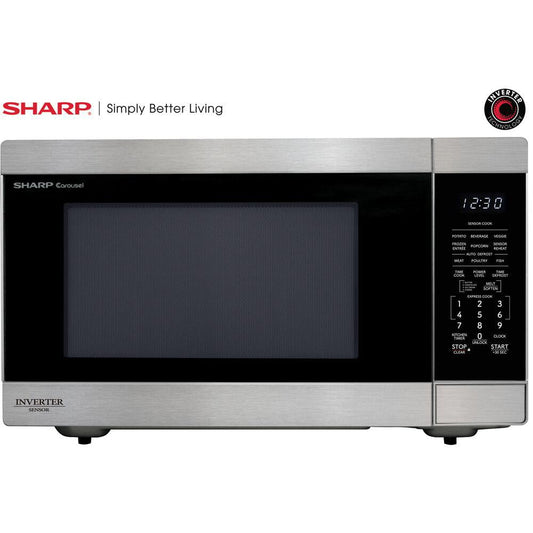 Sharp SMC2266KS 2.2 Cf Countertop Microwave Oven Inverter Technology